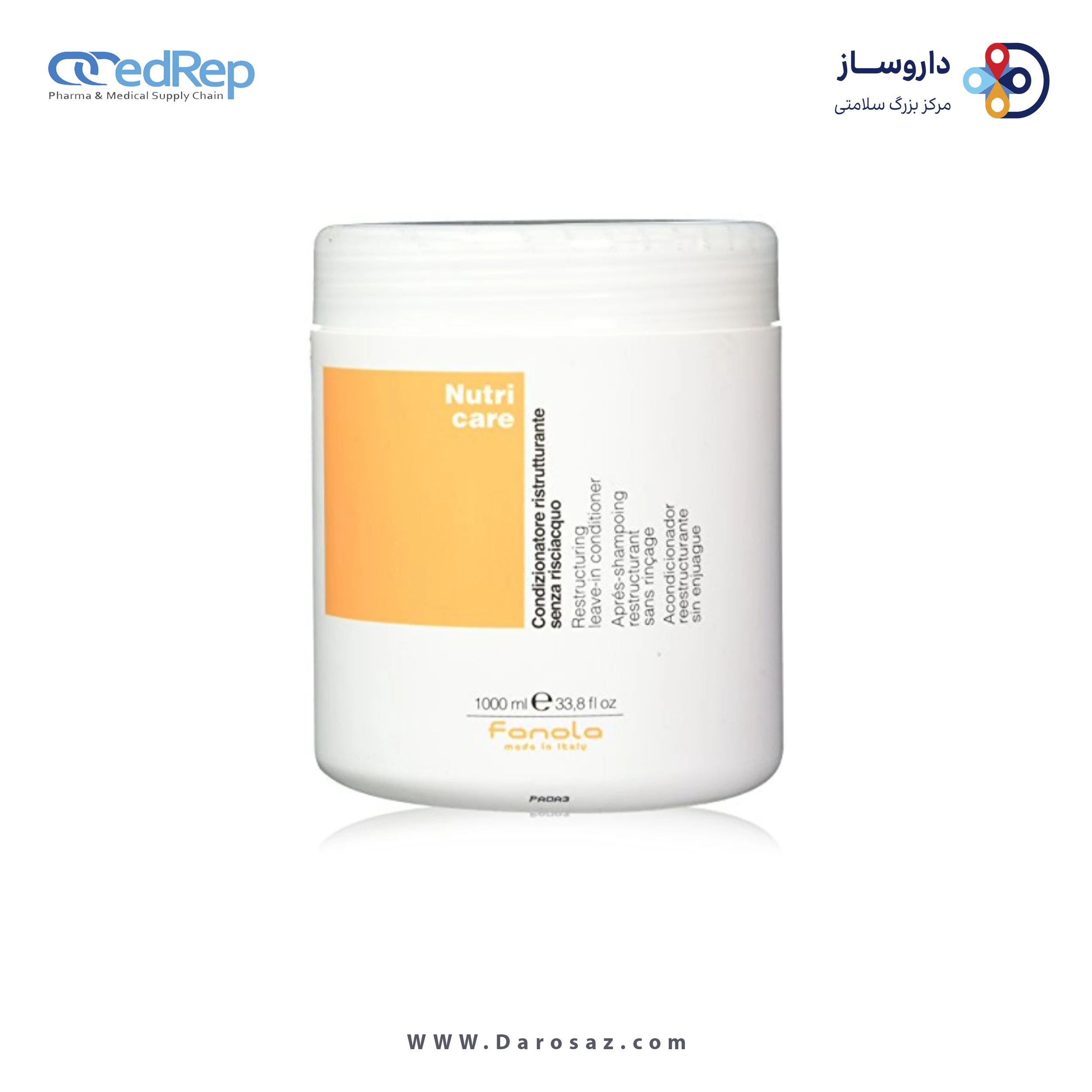 فراورده های حالت دهنده ،نرم کننده وتثبیت کننده آرایش مو (کرمها ، لوسیونها وروغنها) FANOLA Hair Cream Best Care Conditioner 1000ml