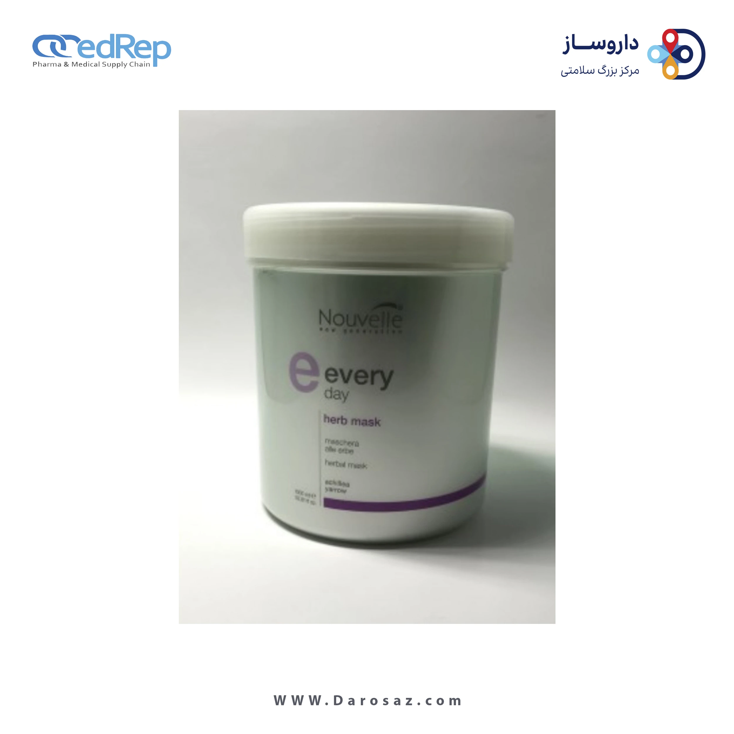 فراورده های حالت دهنده ،نرم کننده وتثبیت کننده آرایش مو (کرمها ، لوسیونها وروغنها) NOUVELLE Every Day Herb Mask 1000ml