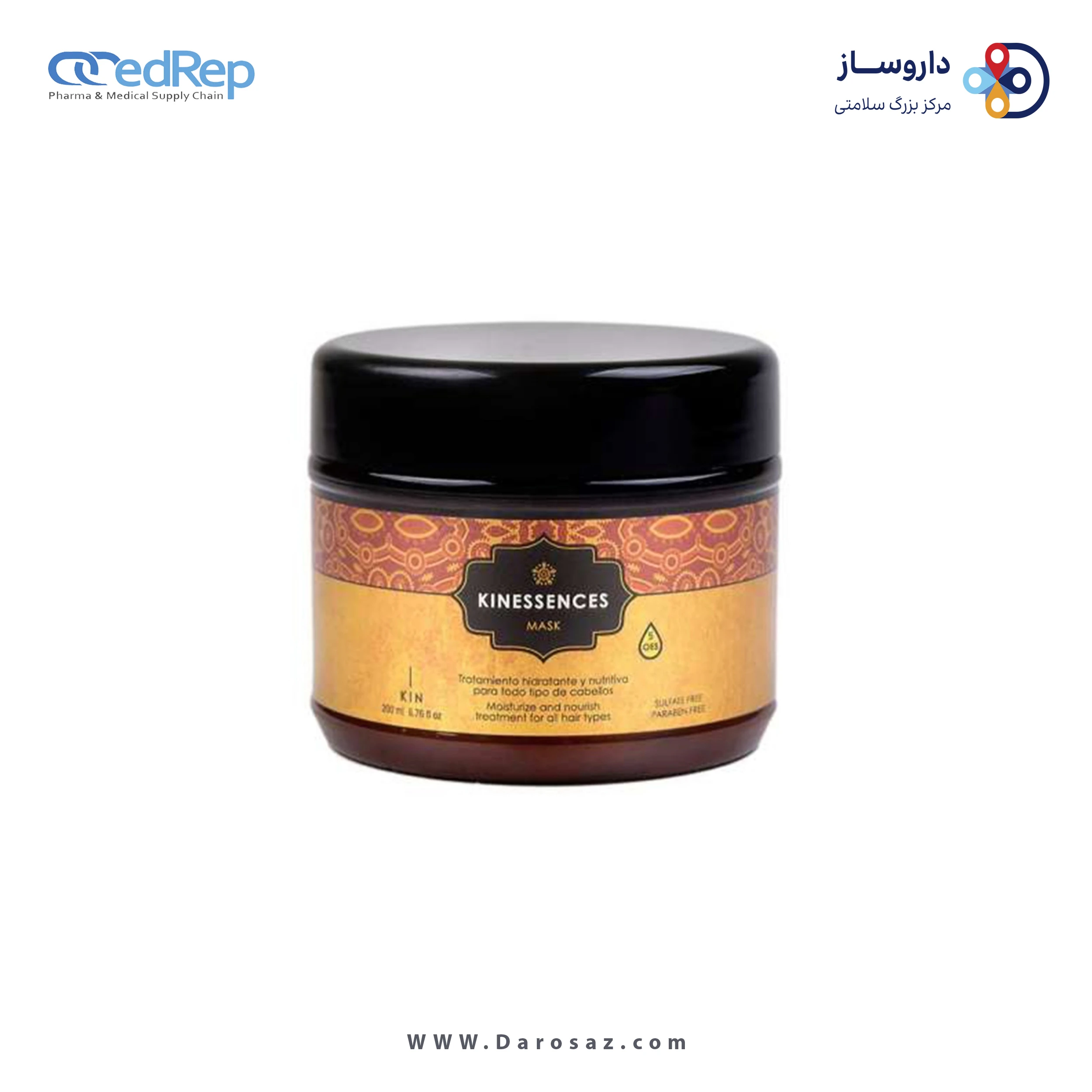 فراورده های حالت دهنده ،نرم کننده وتثبیت کننده آرایش مو (کرمها ، لوسیونها وروغنها) KIN KINESSENCES RESTORE MASK ‎ 6.66