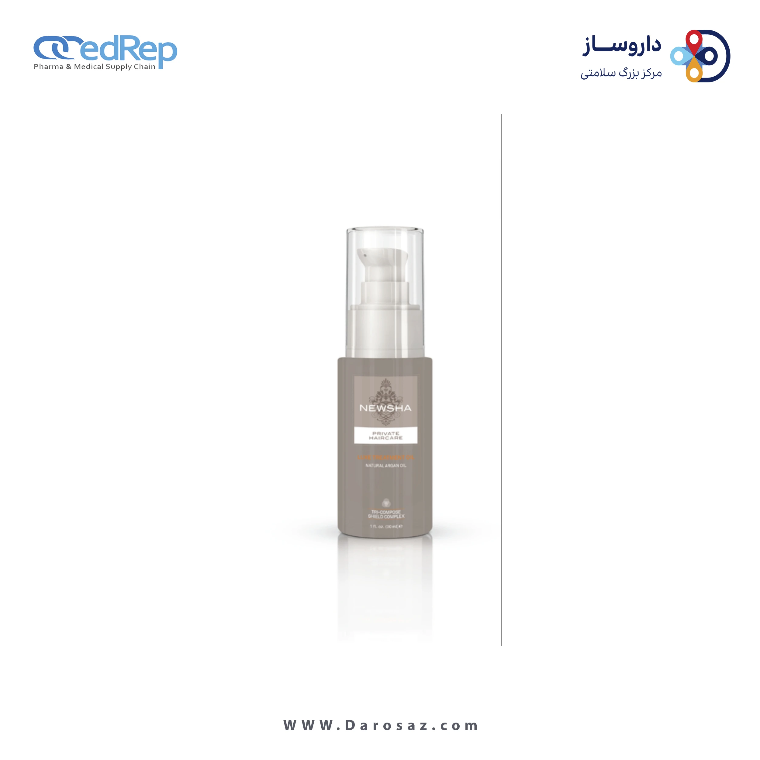 فراورده های حالت دهنده ،نرم کننده وتثبیت کننده آرایش مو (کرمها ، لوسیونها وروغنها) NEWSHA Luxe Treatment Oil ml30