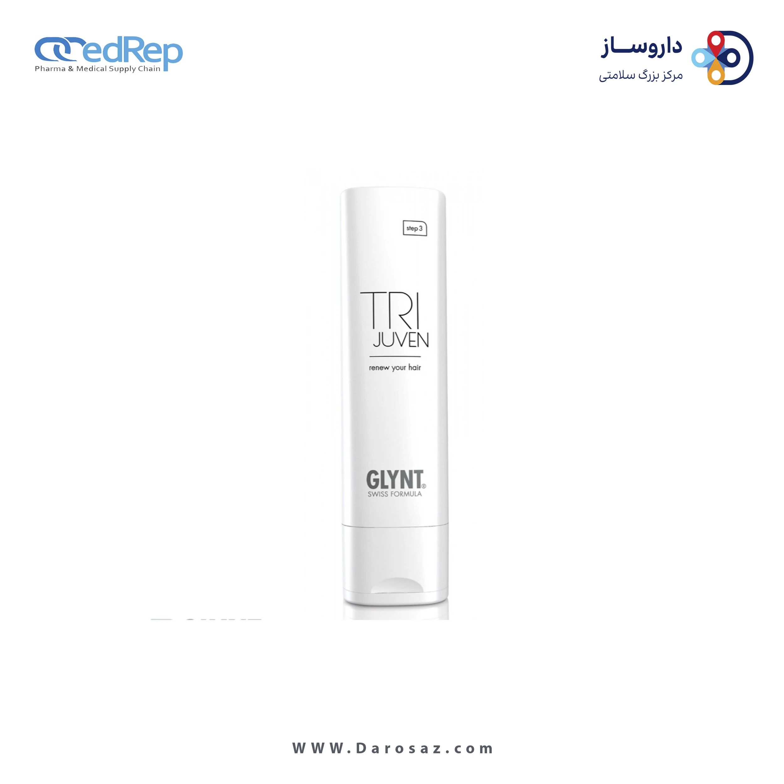 فراورده های حالت دهنده ،نرم کننده وتثبیت کننده آرایش مو (کرمها ، لوسیونها وروغنها) GLYNT Trijuven step 3