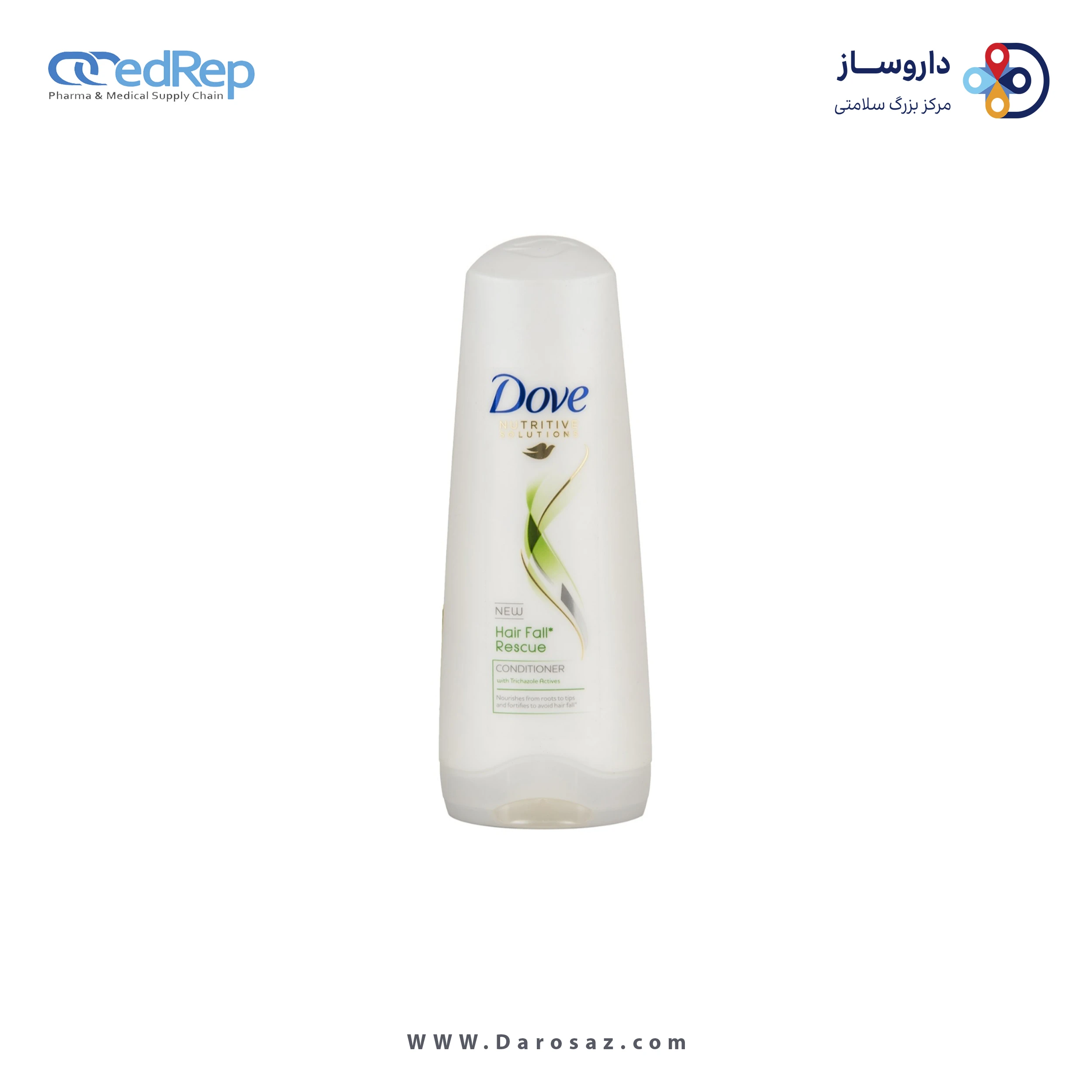 فراورده های حالت دهنده ،نرم کننده وتثبیت کننده آرایش مو (کرمها ، لوسیونها وروغنها) DOVE Hairfall Rescue Hair Conditioner 200ml