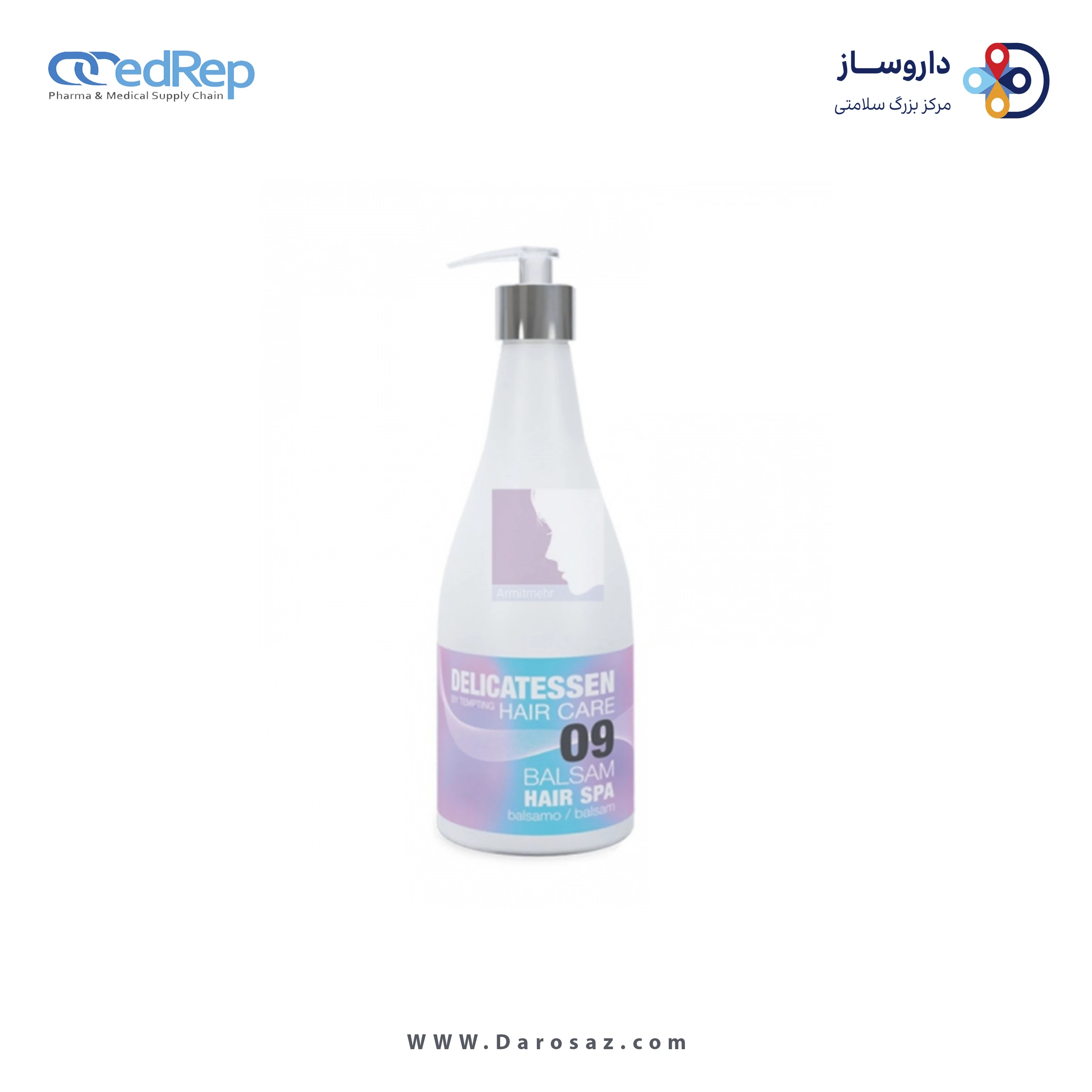 فراورده های حالت دهنده ،نرم کننده وتثبیت کننده آرایش مو (کرمها ، لوسیونها وروغنها) TEMPTING PROFESSIONAL COLOR SYSTEM Hair Care Balsam Hair SPA 9 300ML