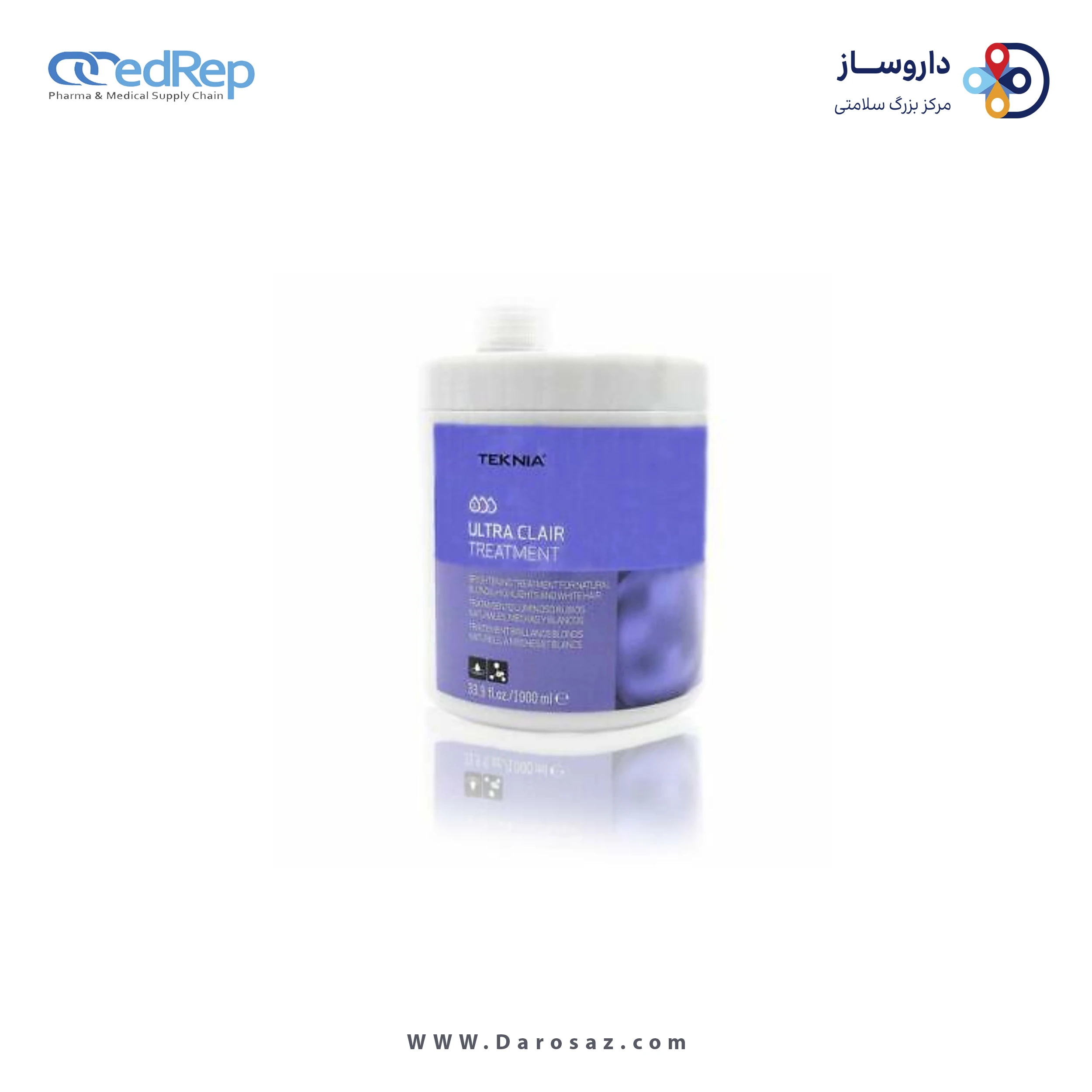 فراورده های حالت دهنده ،نرم کننده وتثبیت کننده آرایش مو (کرمها ، لوسیونها وروغنها) LAKME N.TEKNIA ULTRA BLONDE (CLAIR) TREATMENT ماسک مو GOLD 1000 ML