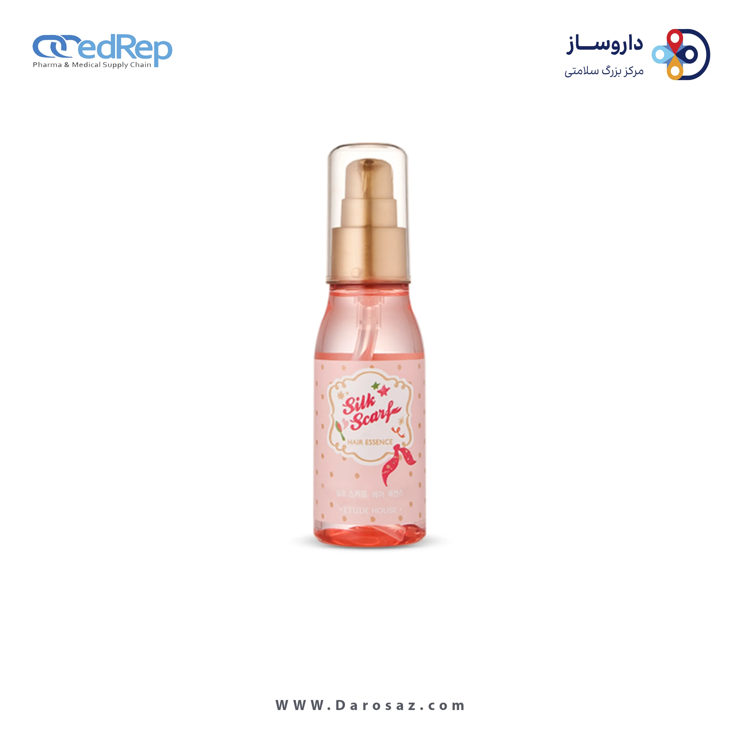 فراورده های حالت دهنده ،نرم کننده وتثبیت کننده آرایش مو (کرمها ، لوسیونها وروغنها) ETUDE SILK SCARF REPAIR HAIR ESSENCE