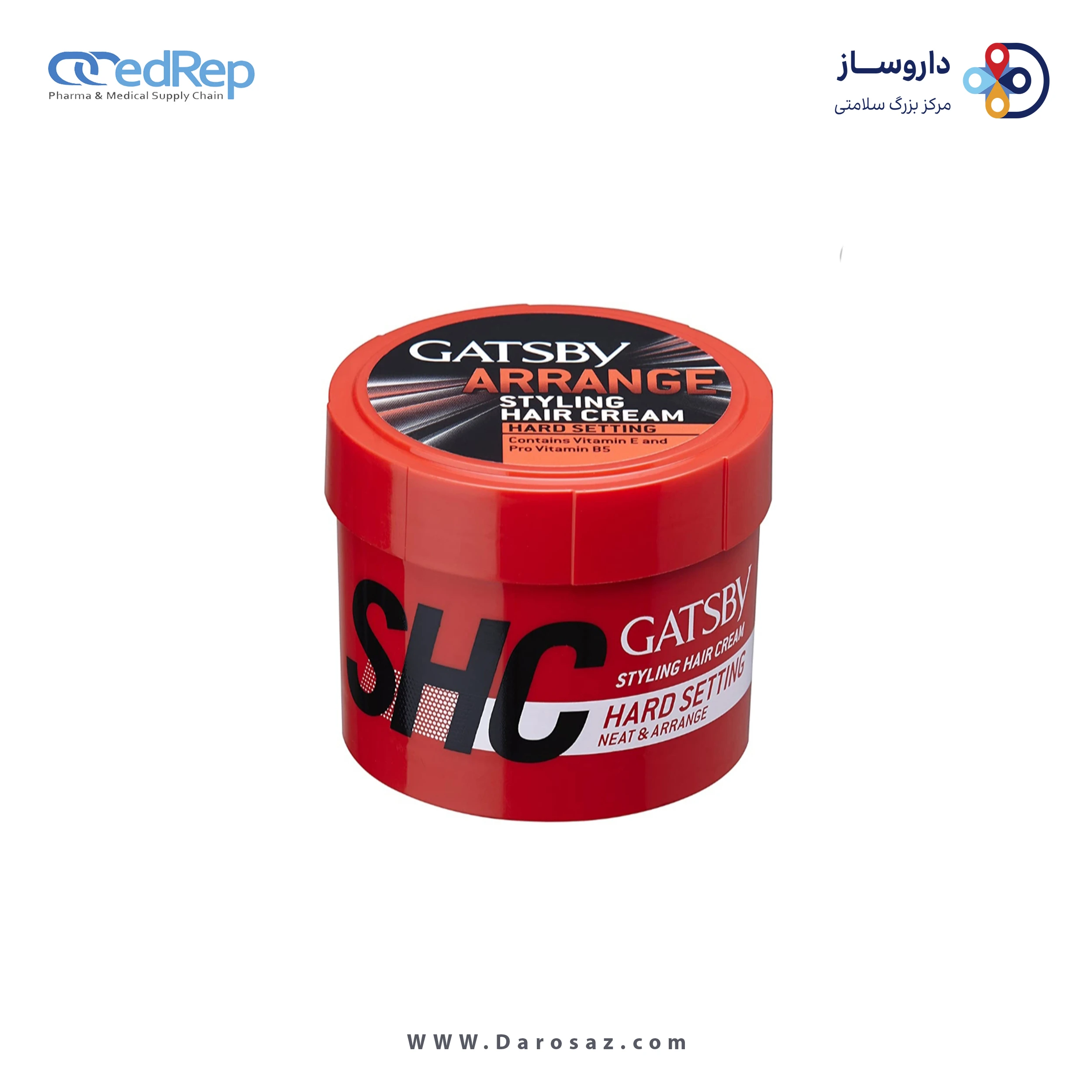 فراورده های حالت دهنده ،نرم کننده وتثبیت کننده آرایش مو (کرمها ، لوسیونها وروغنها) GATSBY Hair Cream hard Setting 125gm