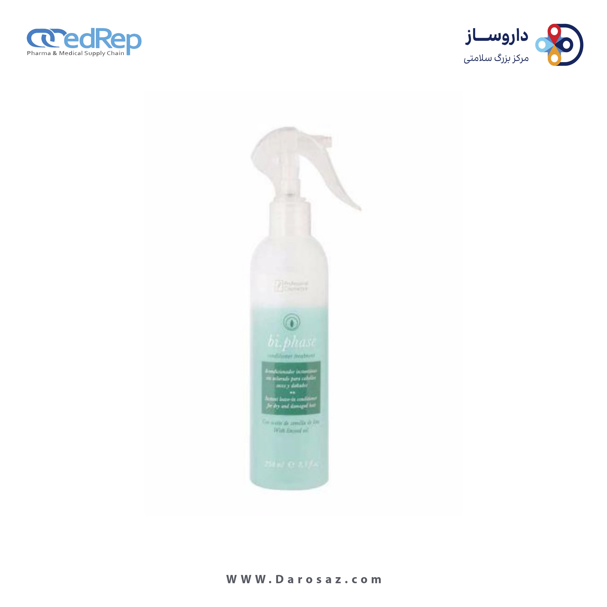 فراورده های حالت دهنده ،نرم کننده وتثبیت کننده آرایش مو (کرمها ، لوسیونها وروغنها) PROFESIONAL COSMETICS BIPHASE