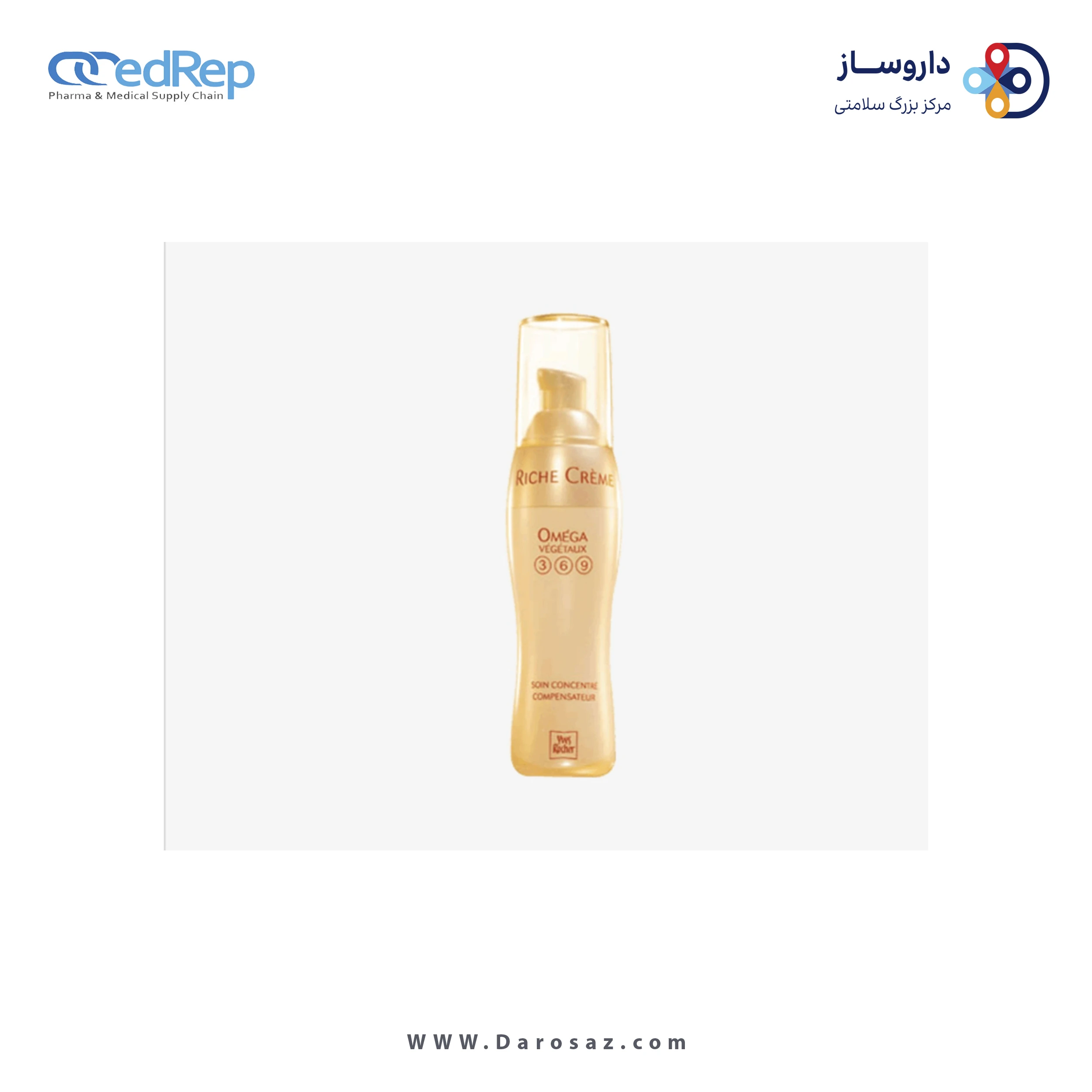 فراورده های حالت دهنده ،نرم کننده وتثبیت کننده آرایش مو (کرمها ، لوسیونها وروغنها) YVES ROCHER Riche Crème : Botanical Omega,Compensating Concentrate