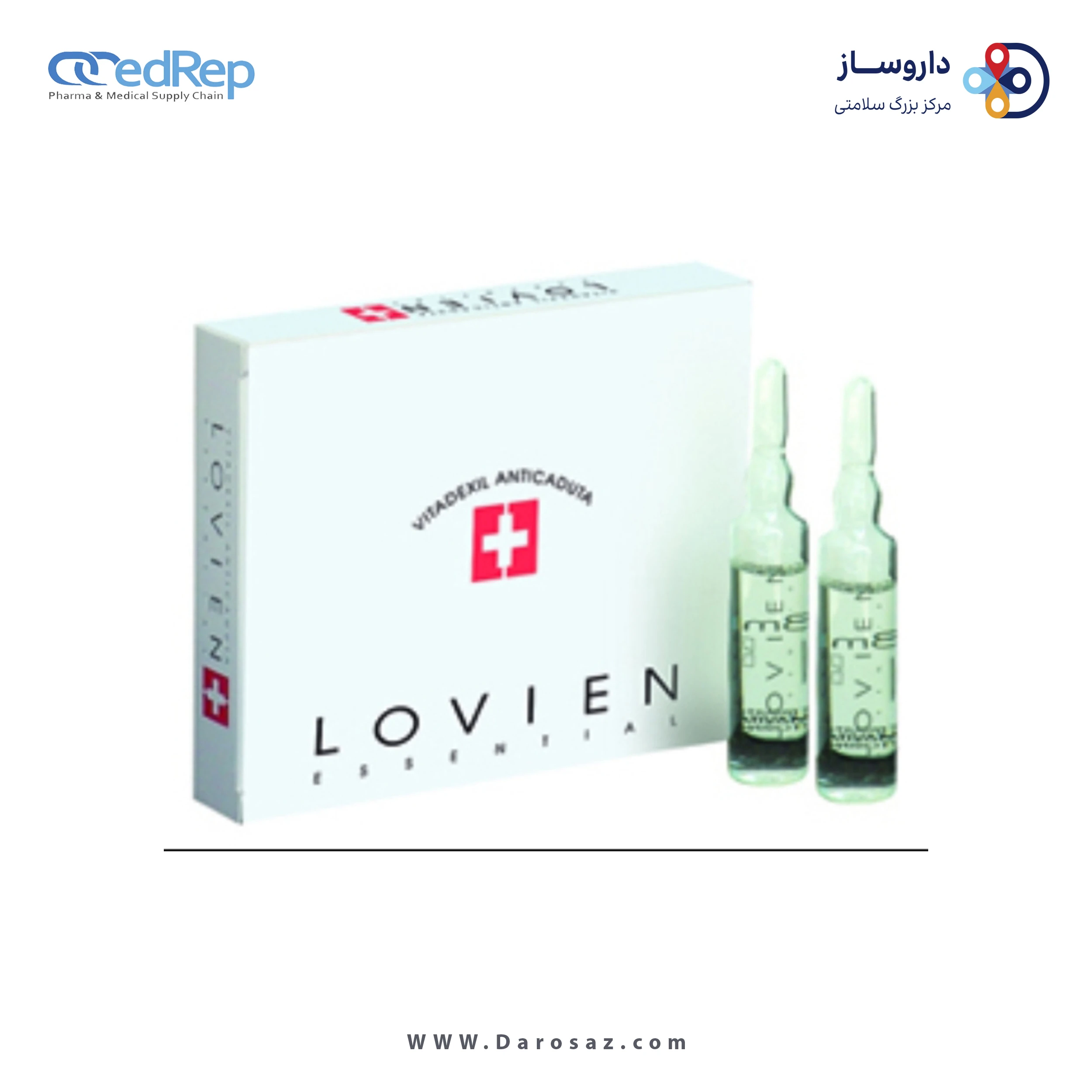 فراورده های حالت دهنده ،نرم کننده وتثبیت کننده آرایش مو (کرمها ، لوسیونها وروغنها) LOVIEN ESSENTIAL VITADEXIL TREATMENT ANTICADUTA