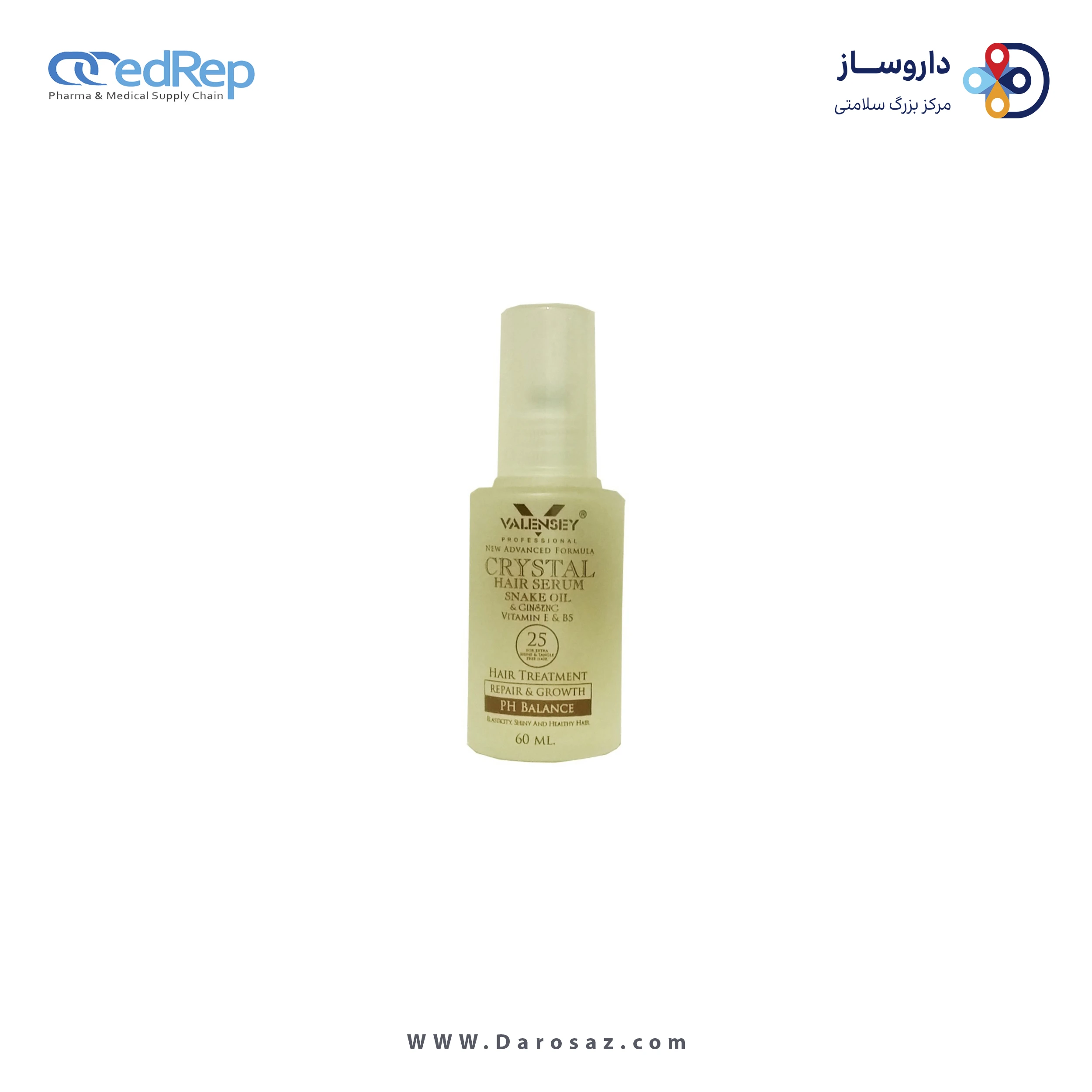 فراورده های حالت دهنده ،نرم کننده وتثبیت کننده آرایش مو (کرمها ، لوسیونها وروغنها) والنسی سرم مغذی مو