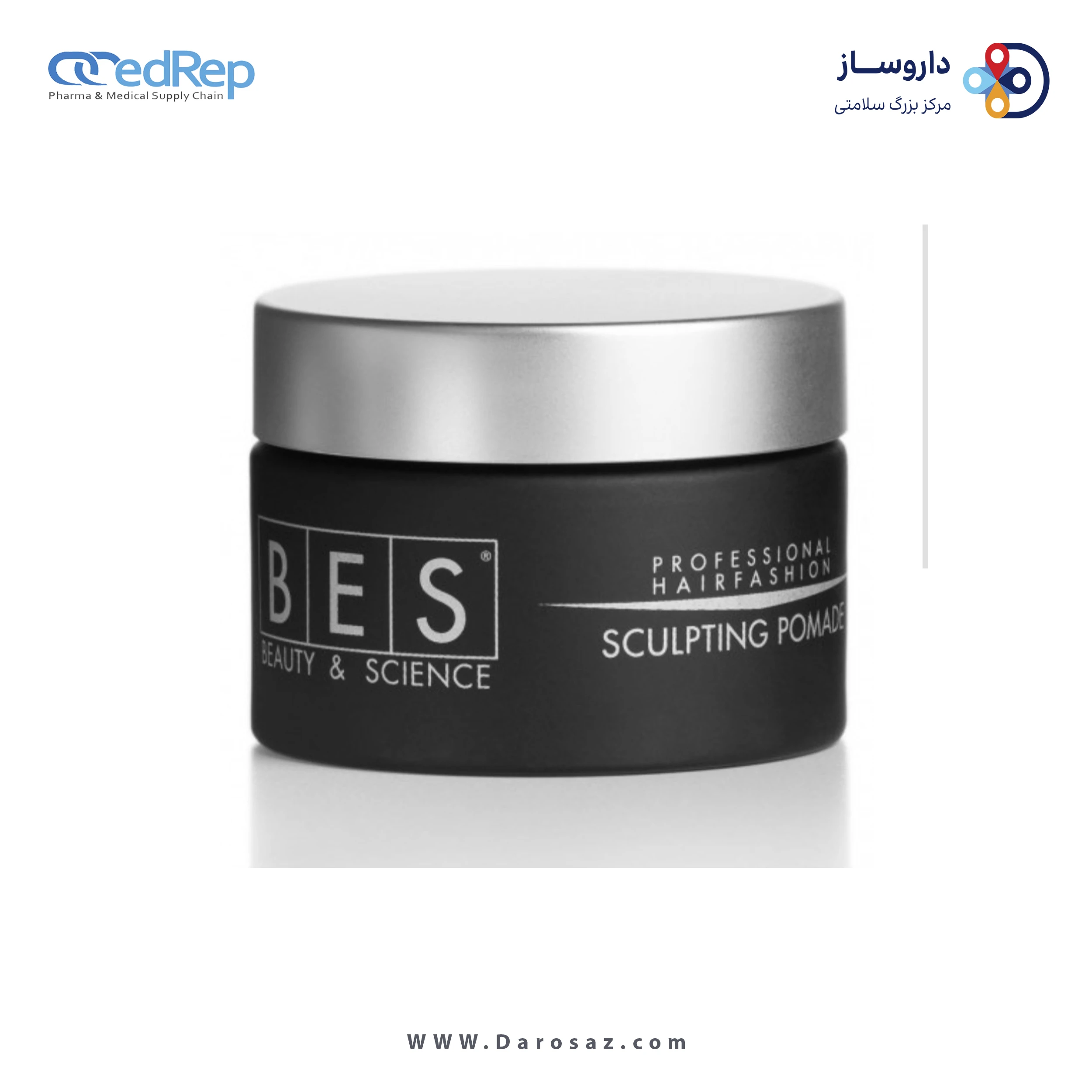 فراورده های حالت دهنده ،نرم کننده وتثبیت کننده آرایش مو (کرمها ، لوسیونها وروغنها) BES PROFESSIONAL HAIR FASHION SCULPTING POMADE