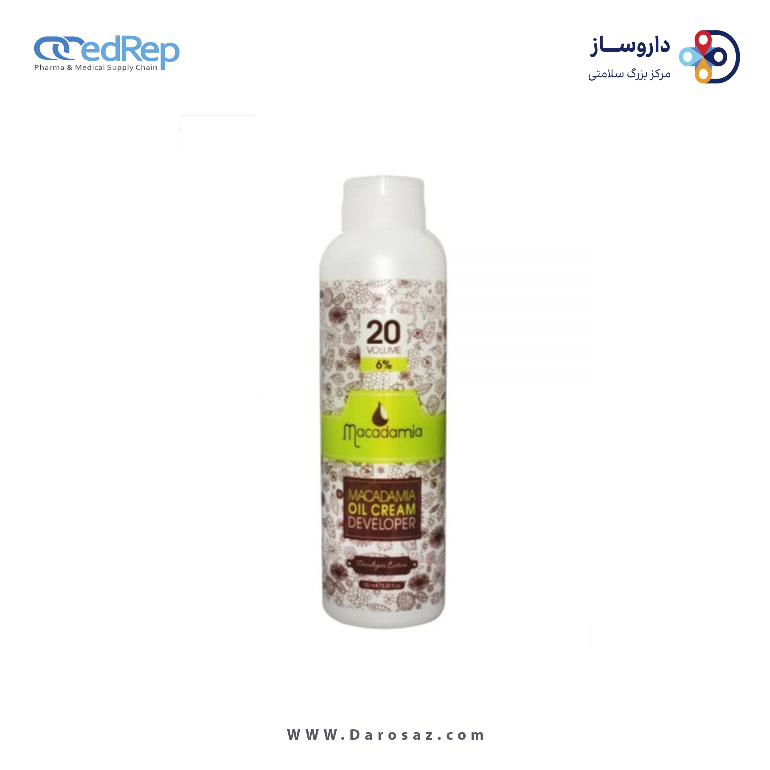 فراورده های حالت دهنده ،نرم کننده وتثبیت کننده آرایش مو (کرمها ، لوسیونها وروغنها) macadamia developer