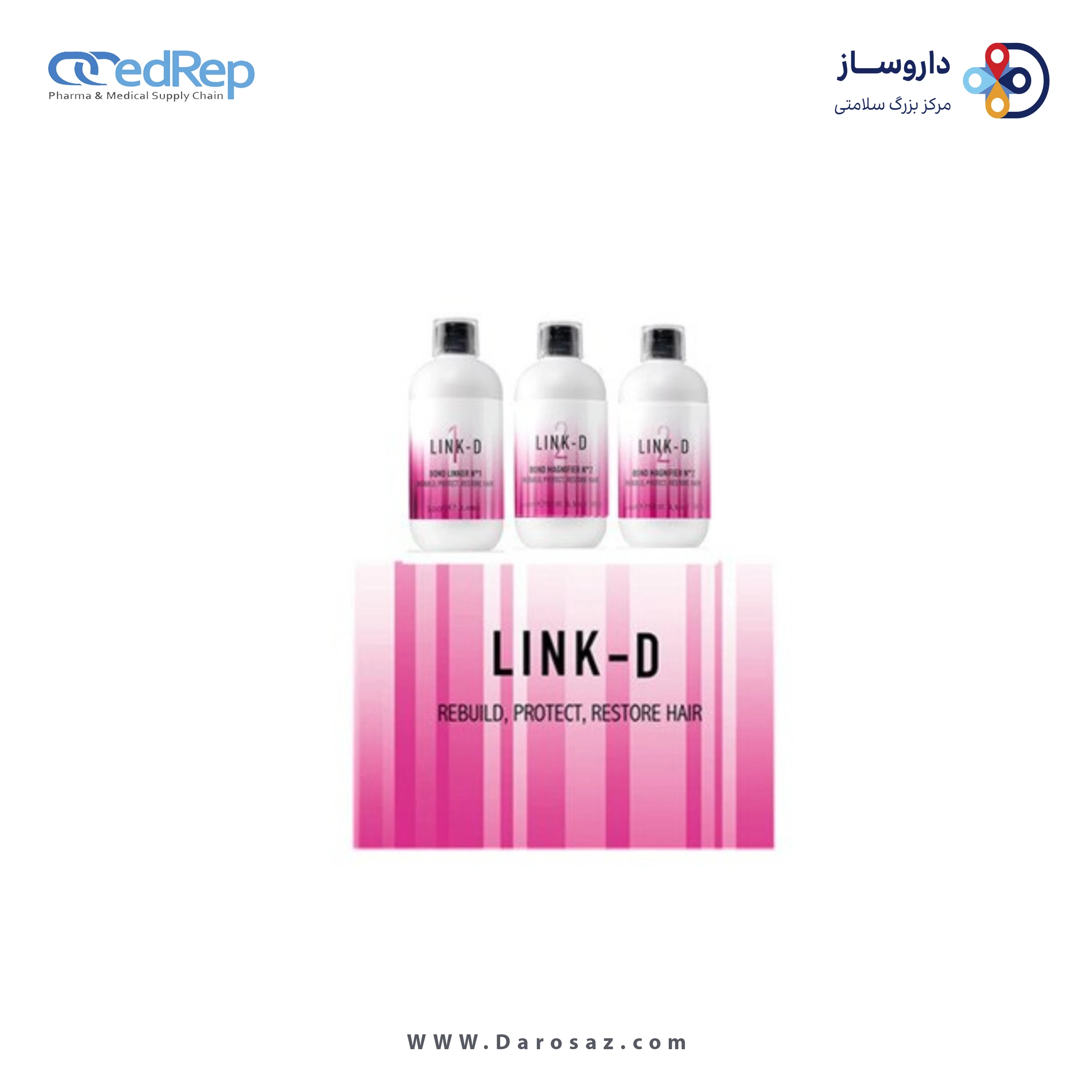 فراورده های حالت دهنده ،نرم کننده وتثبیت کننده آرایش مو (کرمها ، لوسیونها وروغنها) ELGON Link D Salon Kit Link D Salon Kit