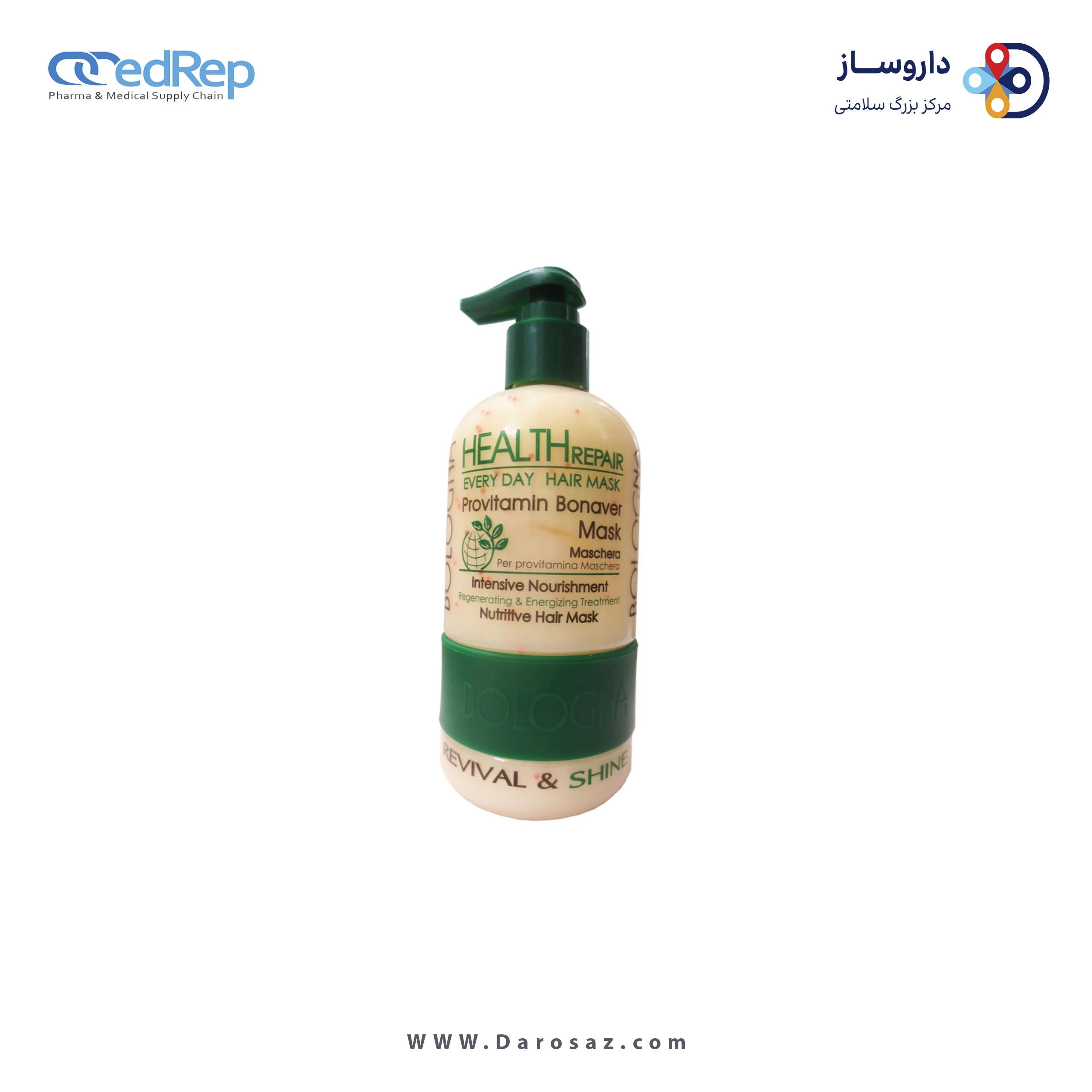 فراورده های حالت دهنده ،نرم کننده وتثبیت کننده آرایش مو (کرمها ، لوسیونها وروغنها) BOLOGNA PROVITAMIN BOVAVER