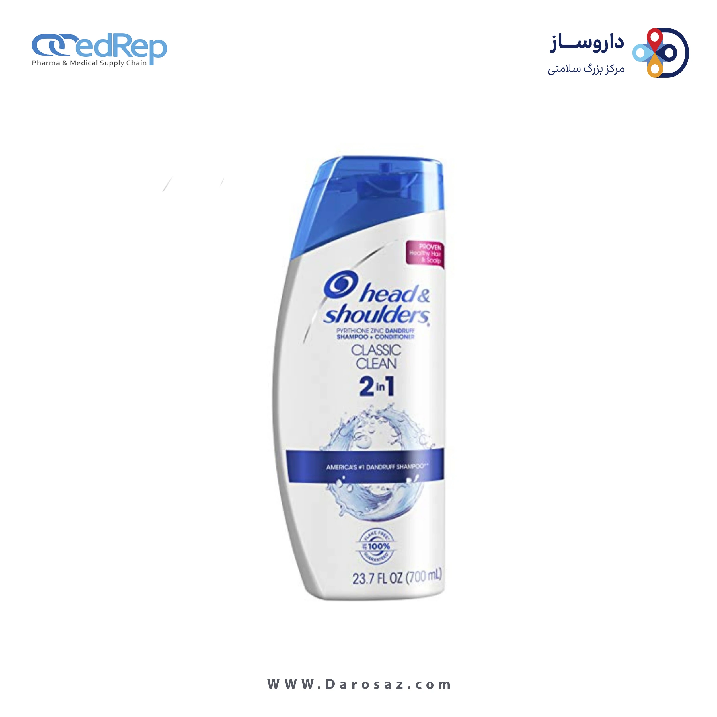 فراورده های حالت دهنده ،نرم کننده وتثبیت کننده آرایش مو (کرمها ، لوسیونها وروغنها) HEAD & SHOULDERS Classic Clean Antidandruff Conditioner