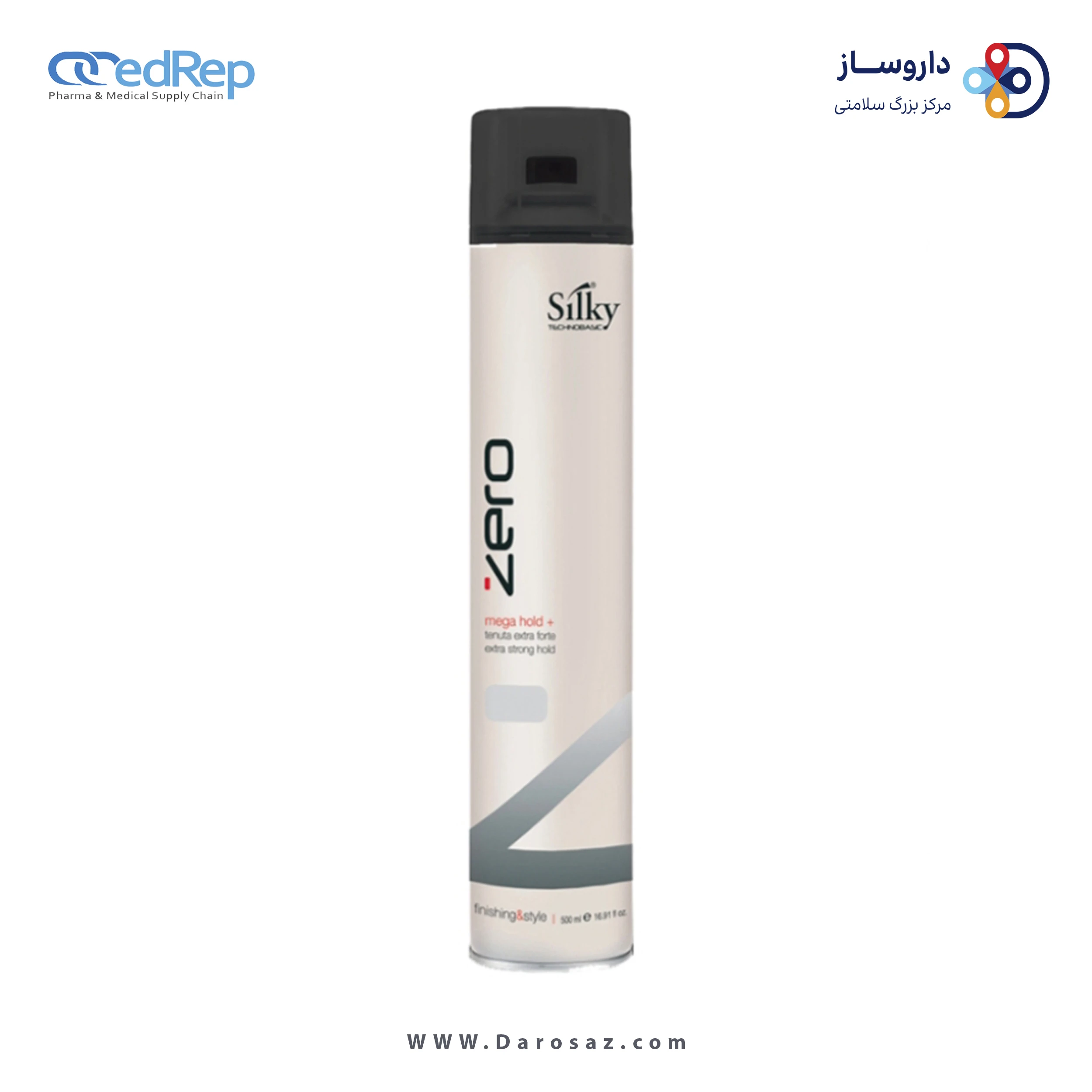 فراورده های حالت دهنده ،نرم کننده وتثبیت کننده آرایش مو (کرمها ، لوسیونها وروغنها) SILKY Techno Basic Zero Volumizing no gas packing 1 300ml