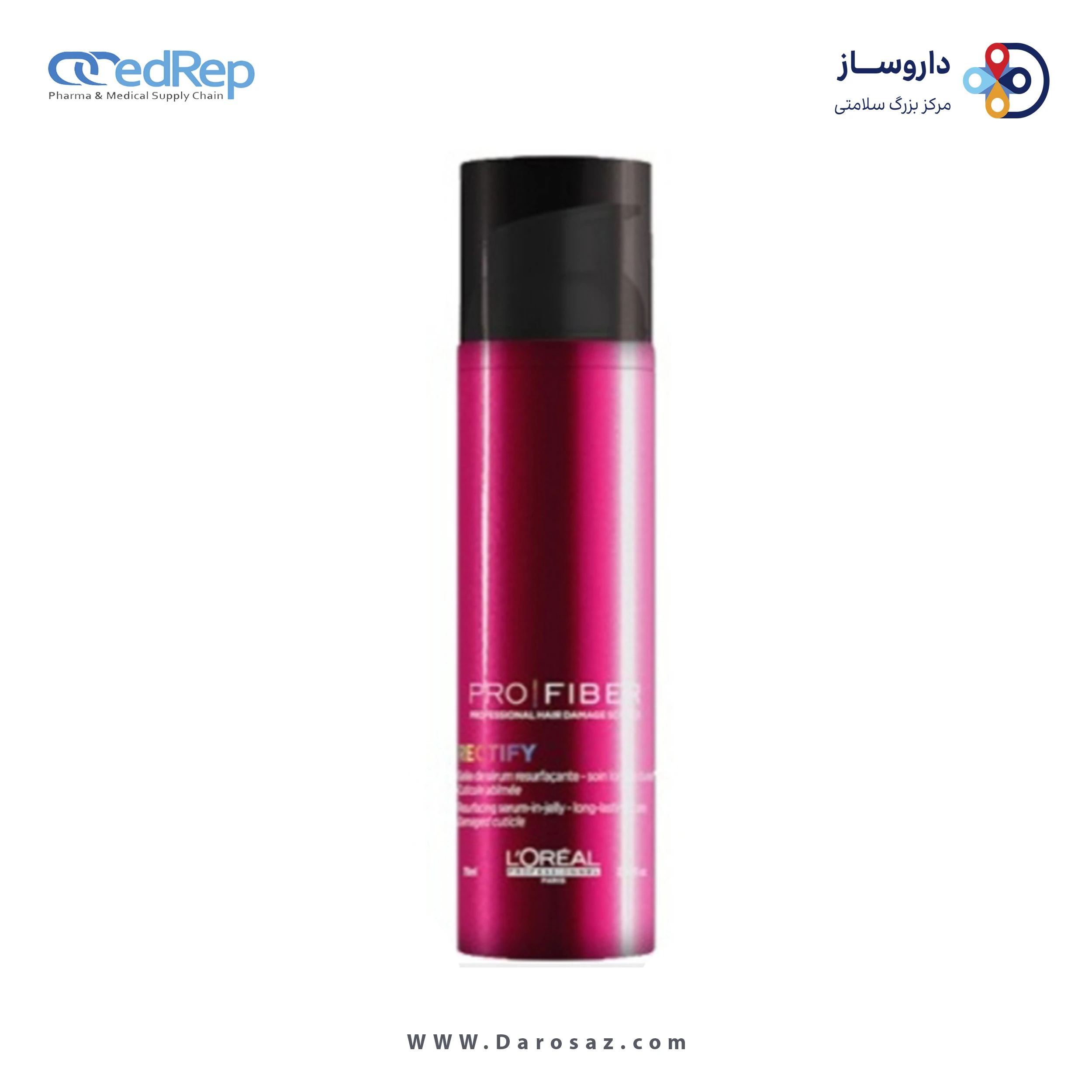 فراورده های حالت دهنده ،نرم کننده وتثبیت کننده آرایش مو (کرمها ، لوسیونها وروغنها) L'OREAL PROFESSIONNEL PRO FIBER RECTIFY RESURFACING SERUM IN JELLY LONG LASTING CARE DAMAGED CUTICLE