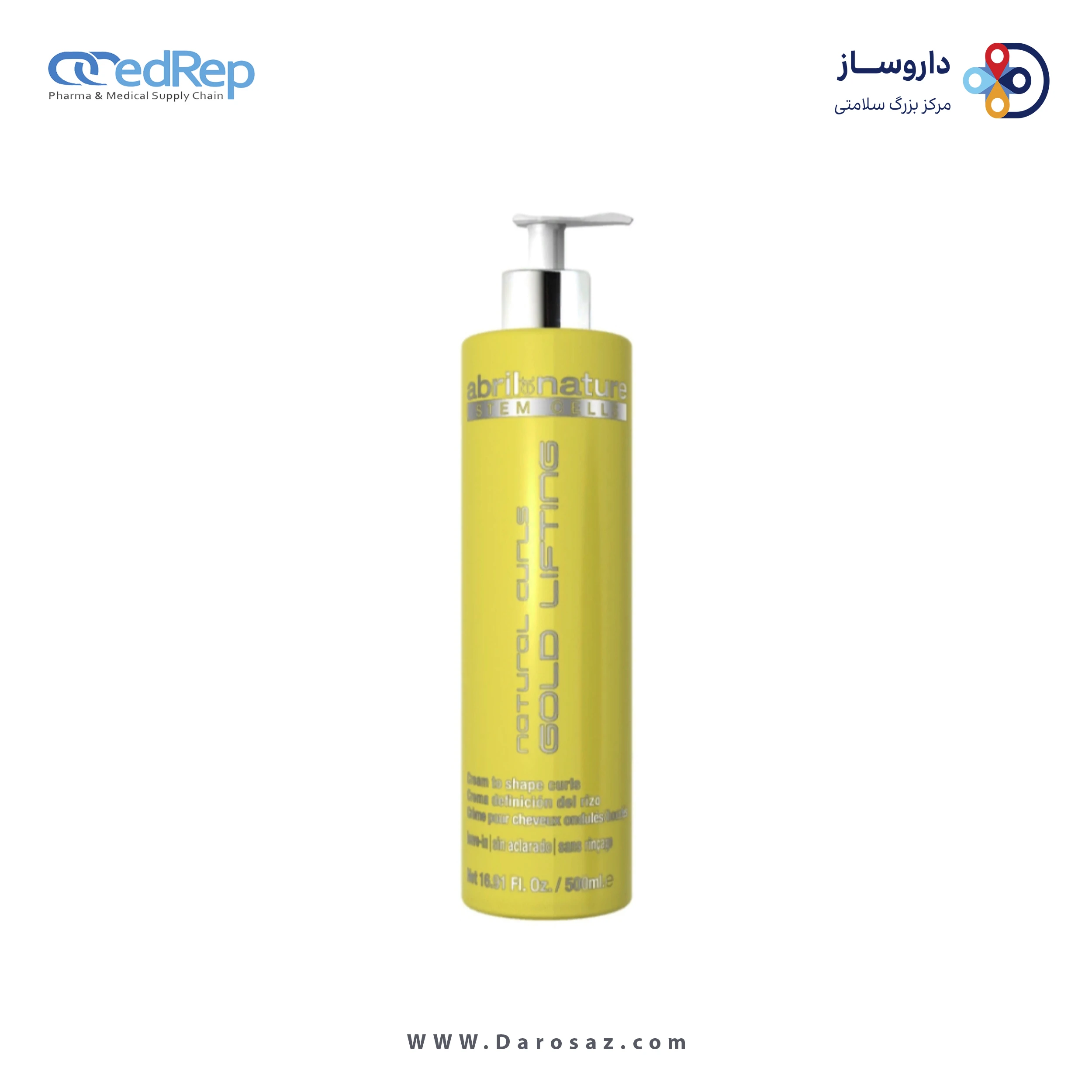 فراورده های حالت دهنده ،نرم کننده وتثبیت کننده آرایش مو (کرمها ، لوسیونها وروغنها) Abril Et Nature GOLD LIFTING