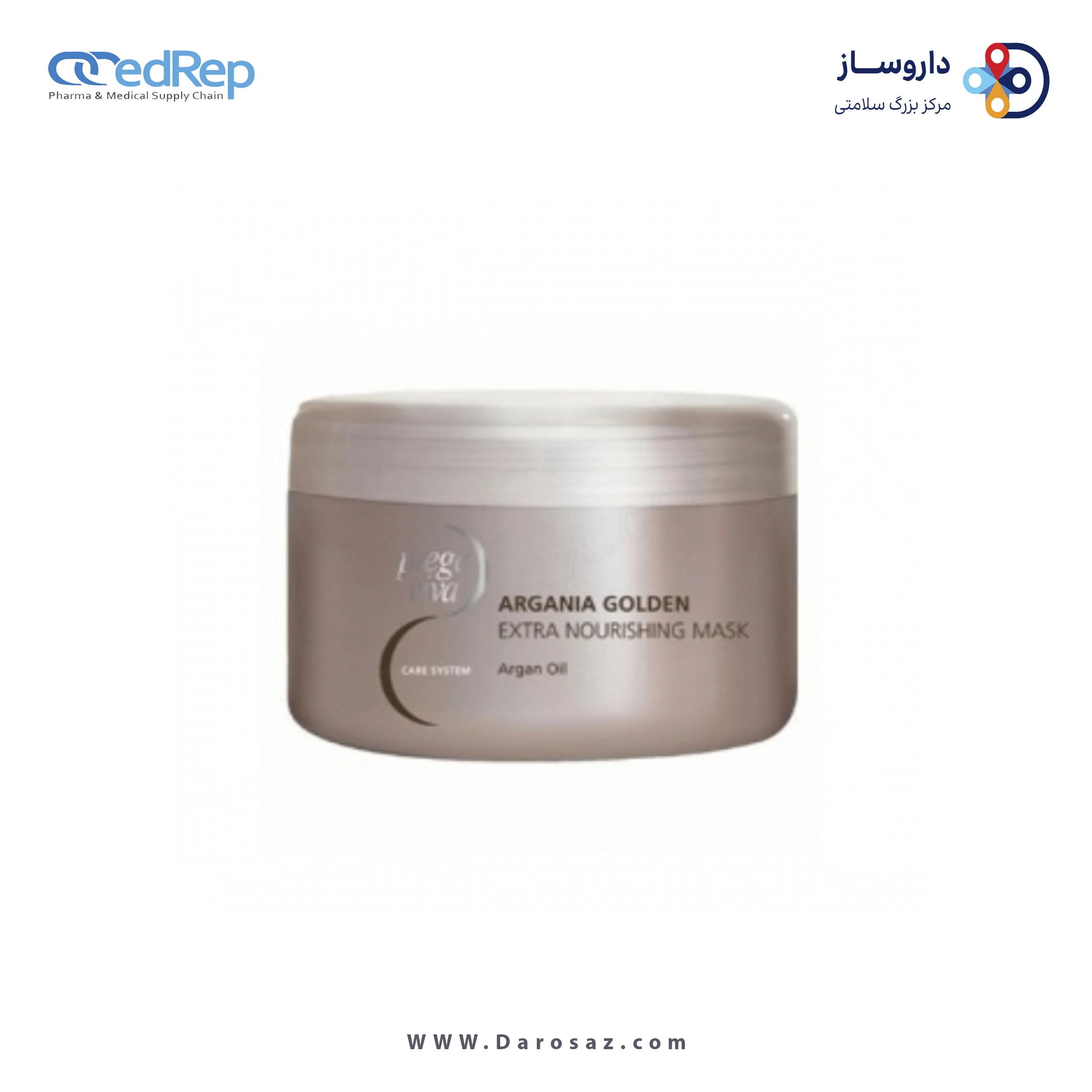 فراورده های حالت دهنده ،نرم کننده وتثبیت کننده آرایش مو (کرمها ، لوسیونها وروغنها) PIEGAVIVA ARGANIA GOLDEN MASK