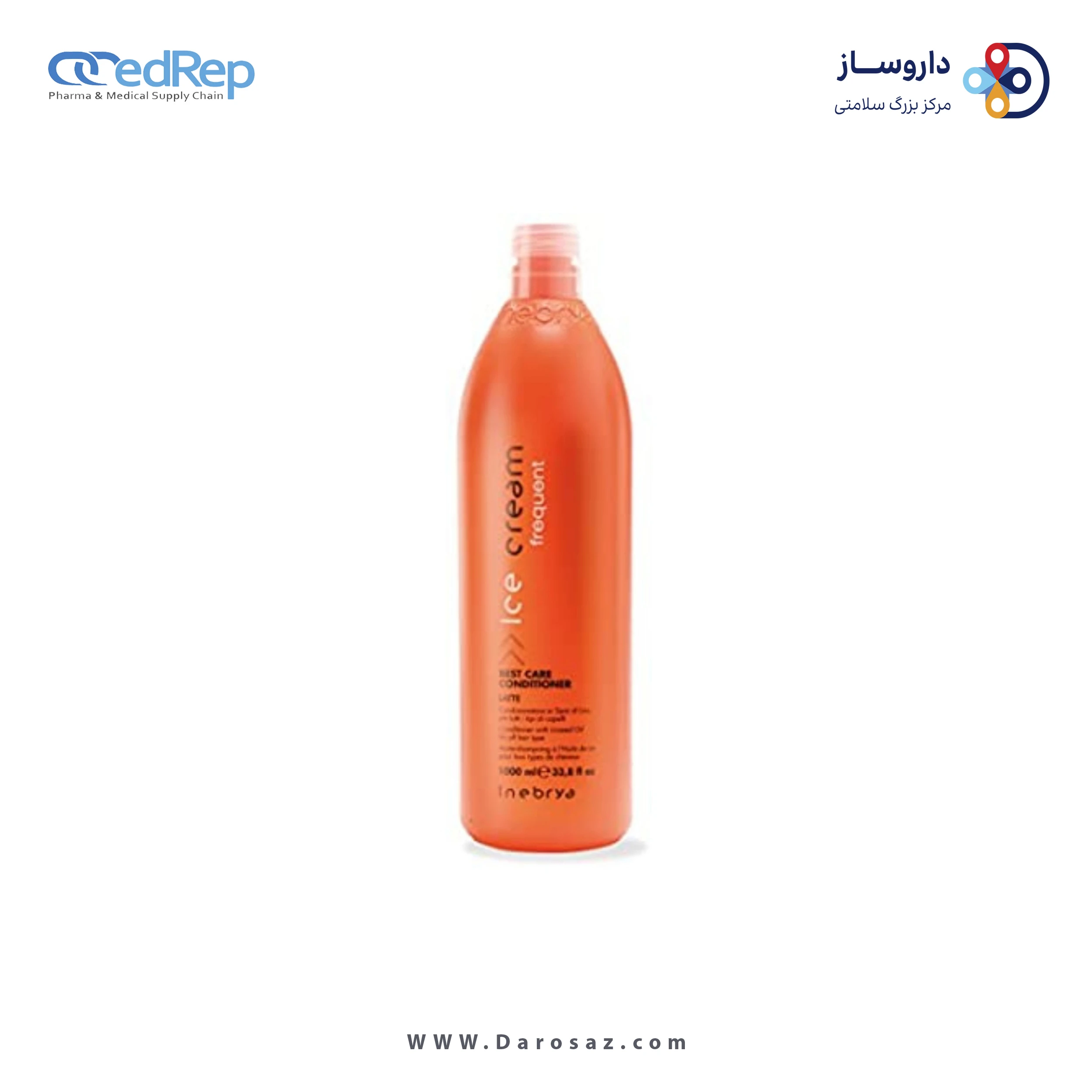 فراورده های حالت دهنده ،نرم کننده وتثبیت کننده آرایش مو (کرمها ، لوسیونها وروغنها) INEBRYA Hair Cream Best Care Conditioner