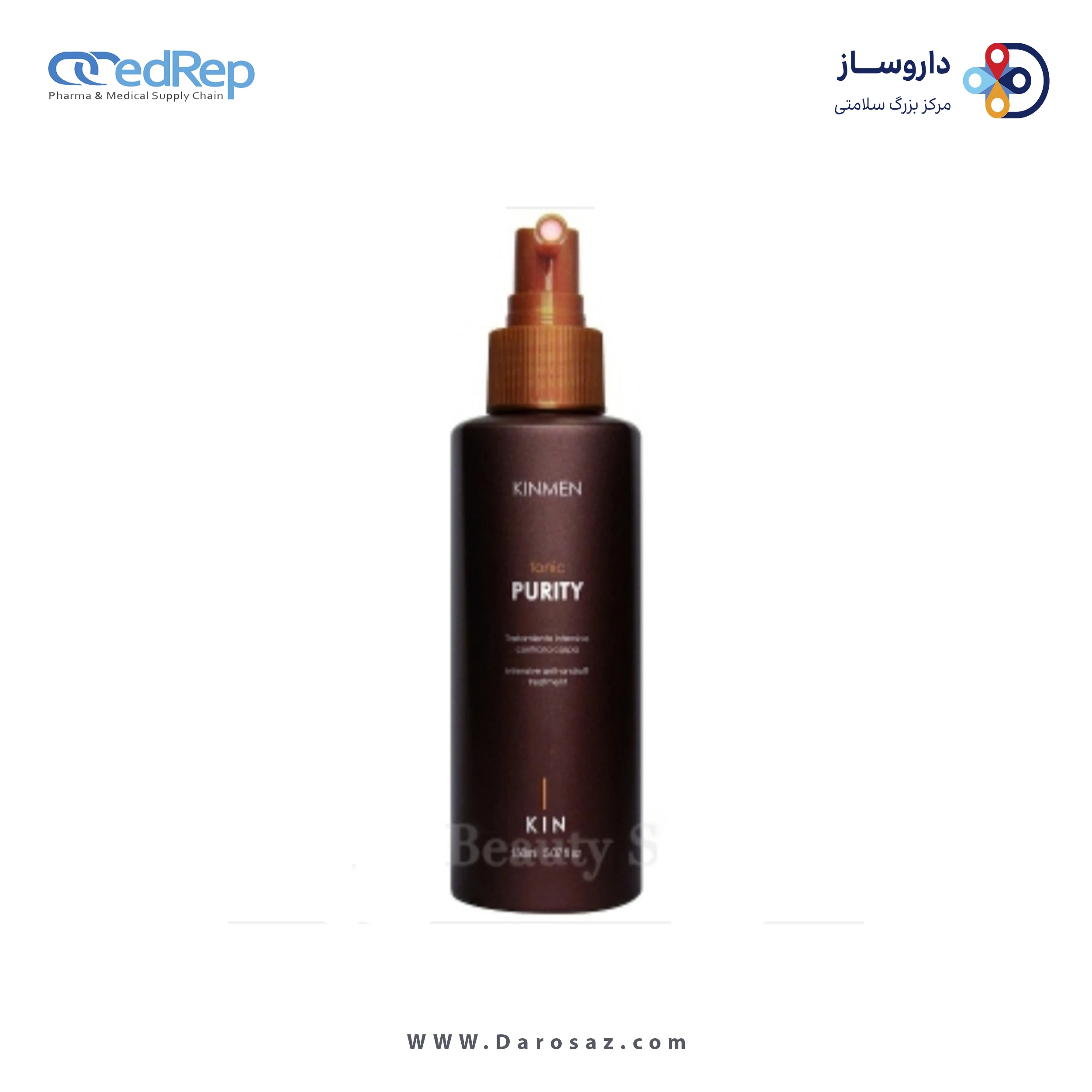 فراورده های حالت دهنده ،نرم کننده وتثبیت کننده آرایش مو (کرمها ، لوسیونها وروغنها) KIN KINMEN TONIC PURITY 150ML