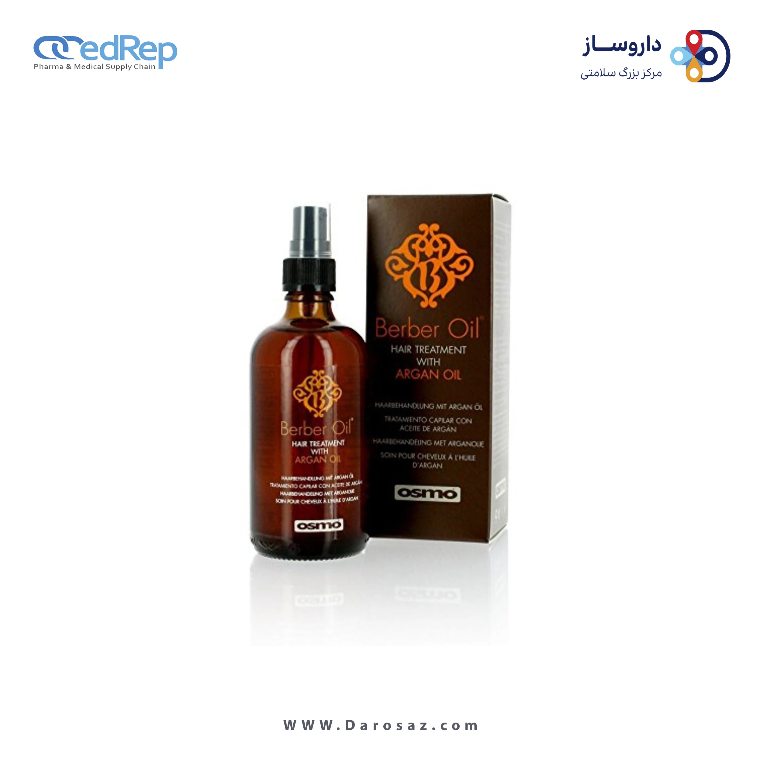 فراورده های حالت دهنده ،نرم کننده وتثبیت کننده آرایش مو (کرمها ، لوسیونها وروغنها) OSMO Berber Oil