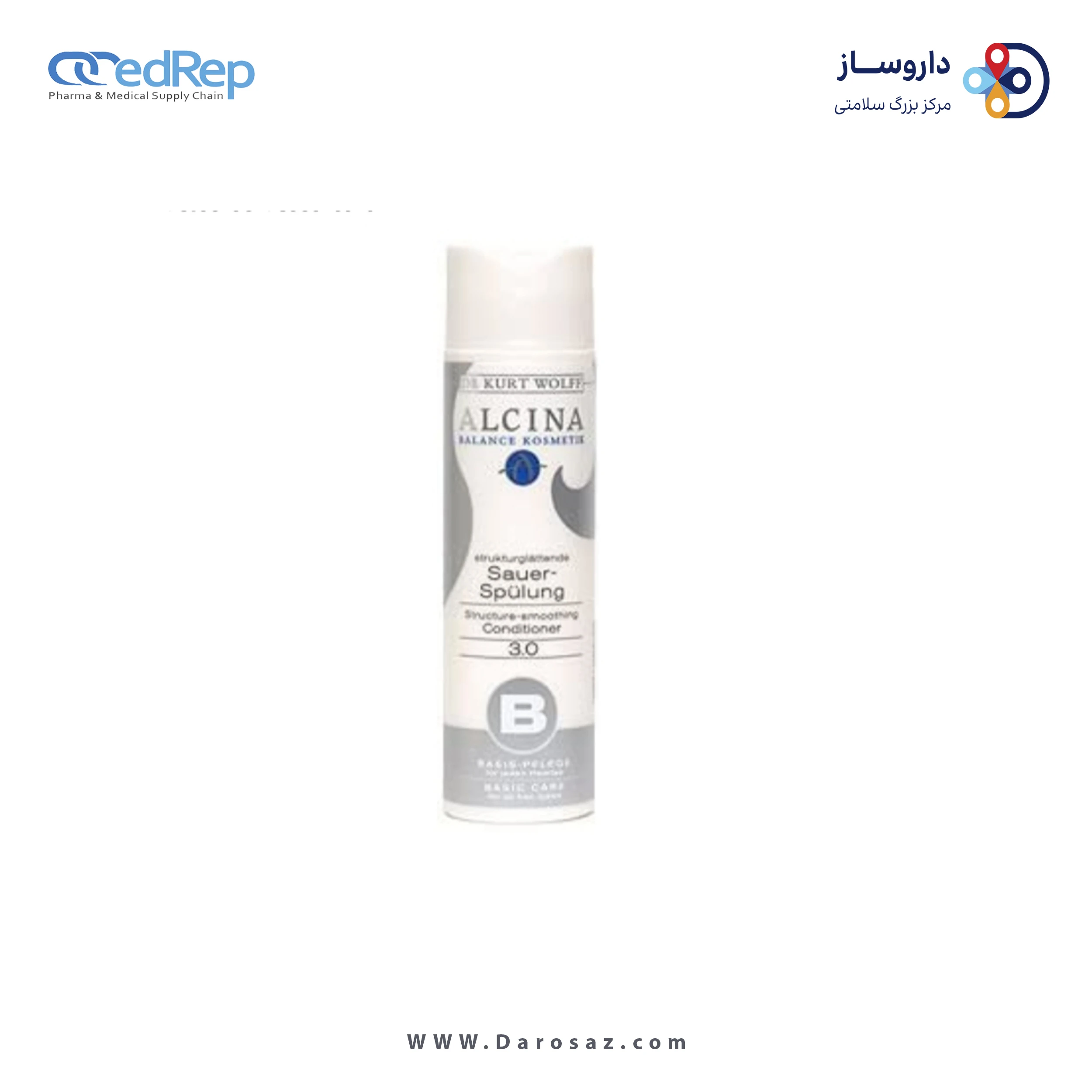 فراورده های حالت دهنده ،نرم کننده وتثبیت کننده آرایش مو (کرمها ، لوسیونها وروغنها) ALCINA Structure Smoothing Conditioner 3.0