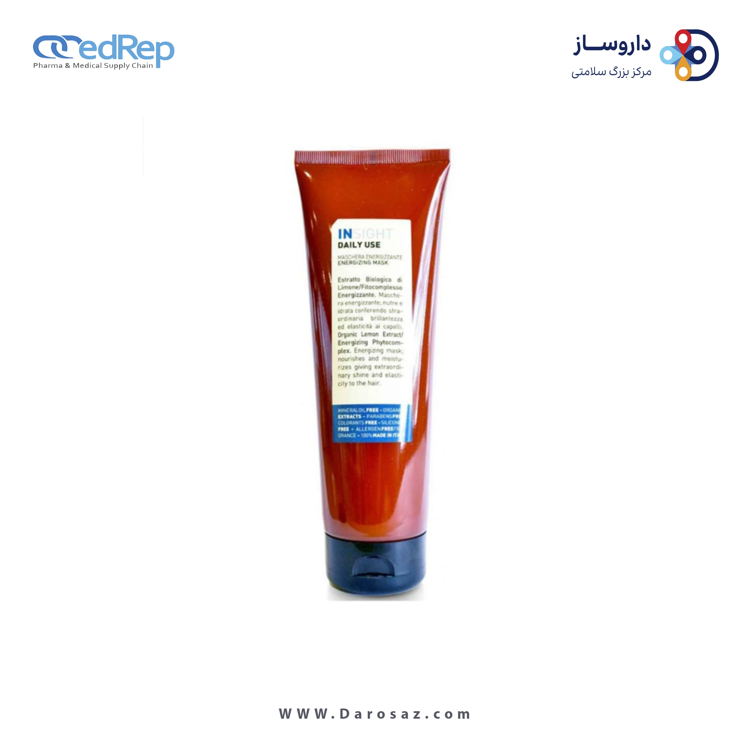 فراورده های حالت دهنده ،نرم کننده وتثبیت کننده آرایش مو (کرمها ، لوسیونها وروغنها) INSIGHT Daily Use Energizing Mask