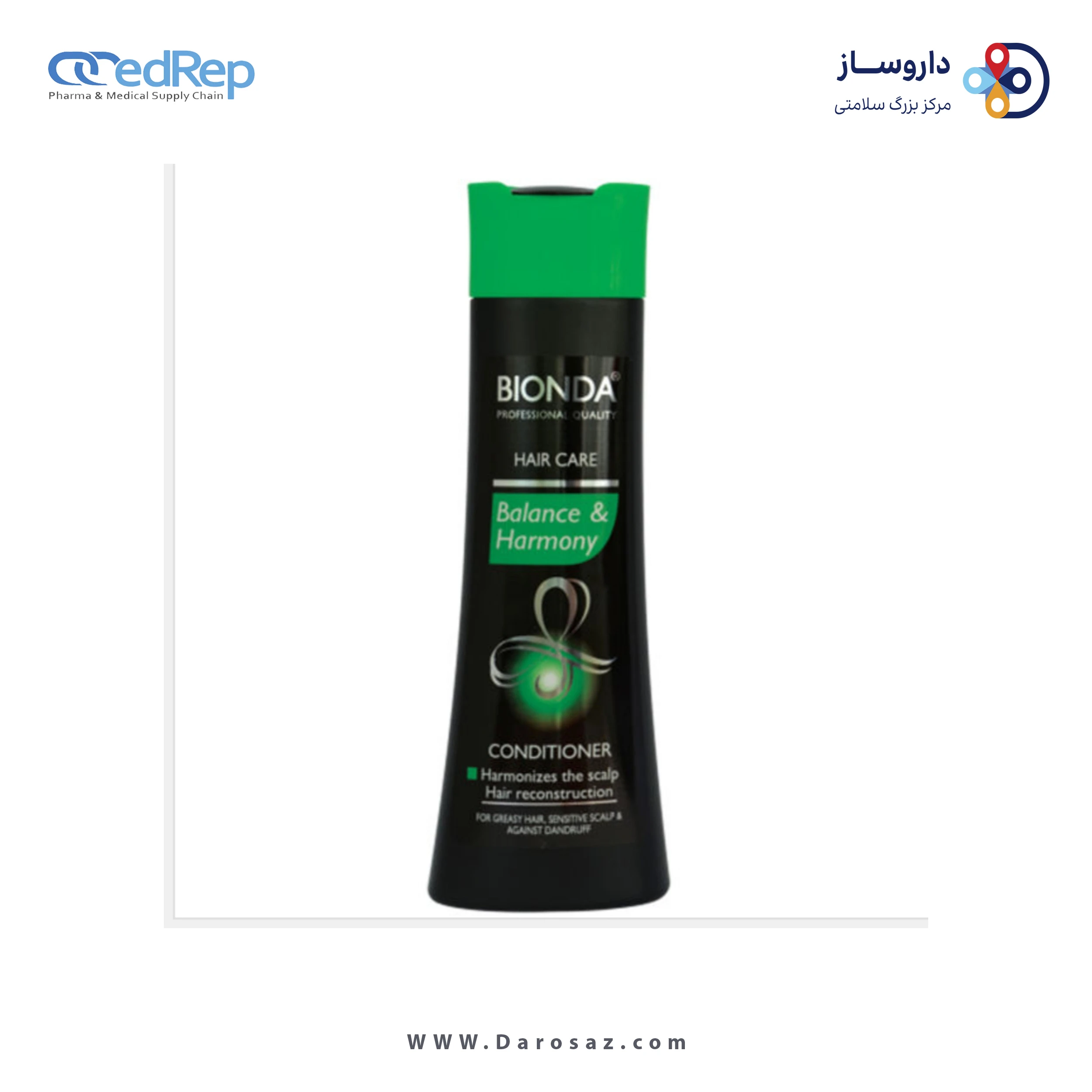 فراورده های حالت دهنده ،نرم کننده وتثبیت کننده آرایش مو (کرمها ، لوسیونها وروغنها) BIONDA HAIR MASK HAIR CARE BALANCE & HARMONY 250ml