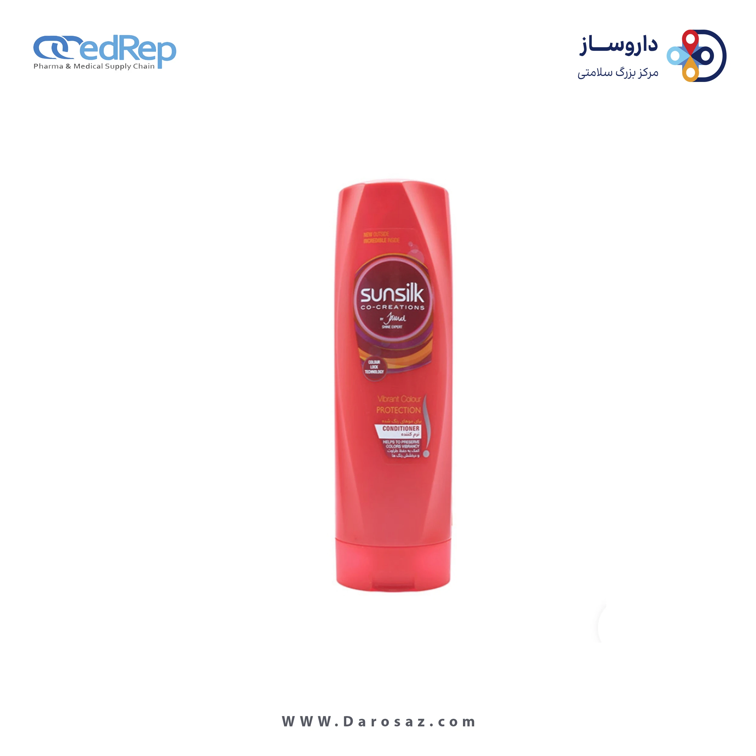 فراورده های حالت دهنده ،نرم کننده وتثبیت کننده آرایش مو (کرمها ، لوسیونها وروغنها) SUNSILK Color Protection Conditioner 350ML