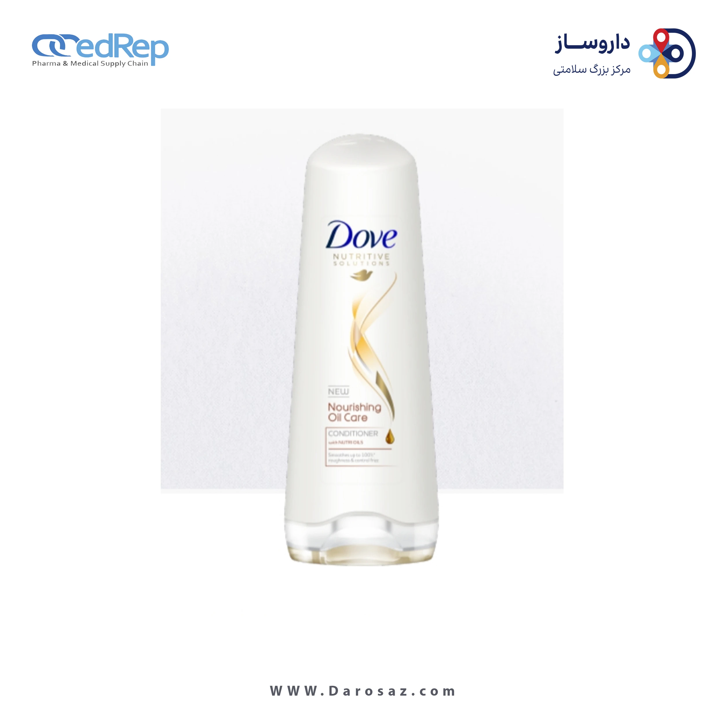 فراورده های حالت دهنده ،نرم کننده وتثبیت کننده آرایش مو (کرمها ، لوسیونها وروغنها) DOVE Nourishing Oil Care Hair Conditioner