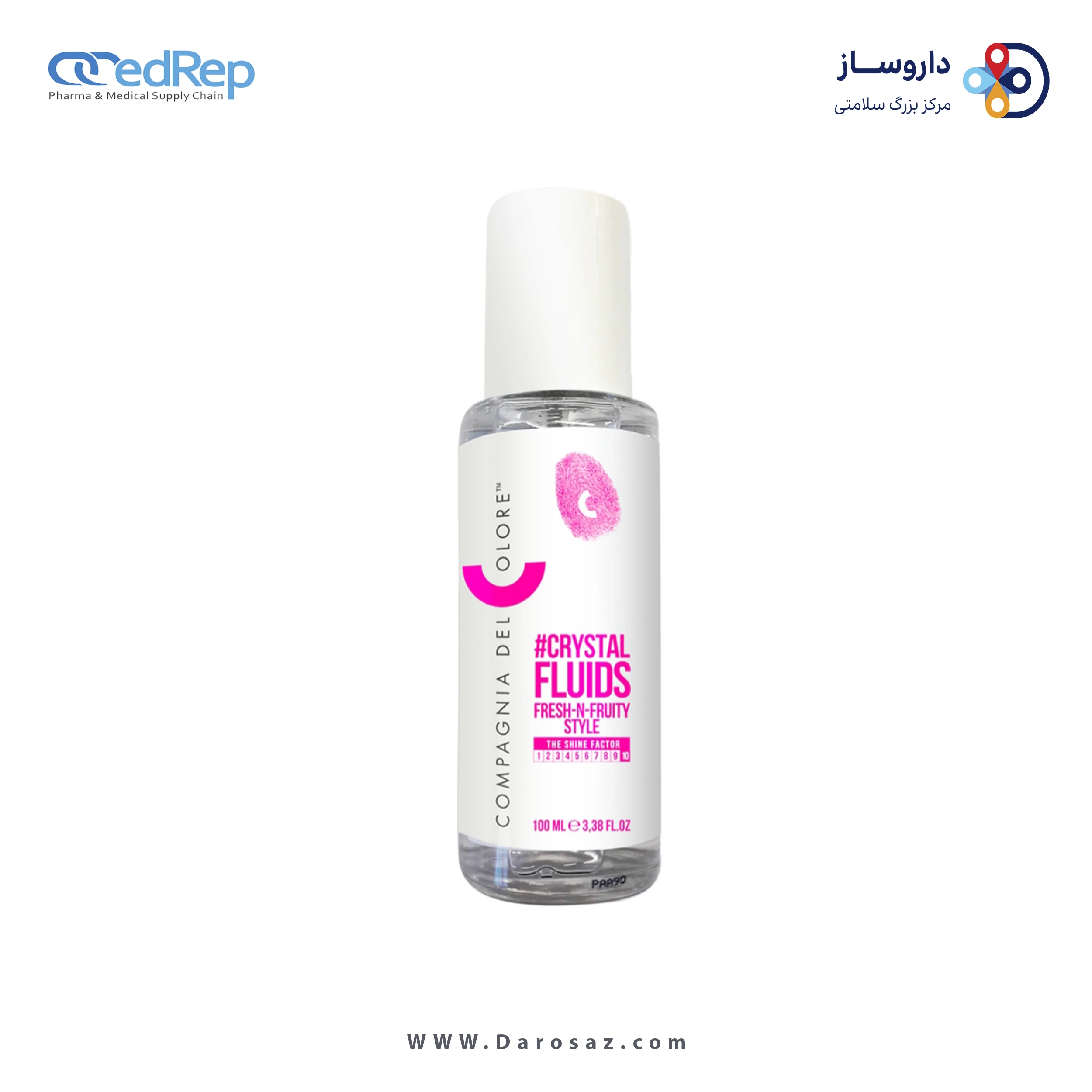 فراورده های حالت دهنده ،نرم کننده وتثبیت کننده آرایش مو (کرمها ، لوسیونها وروغنها) COMPAGNIA DEL COLORE Crystal Fluides