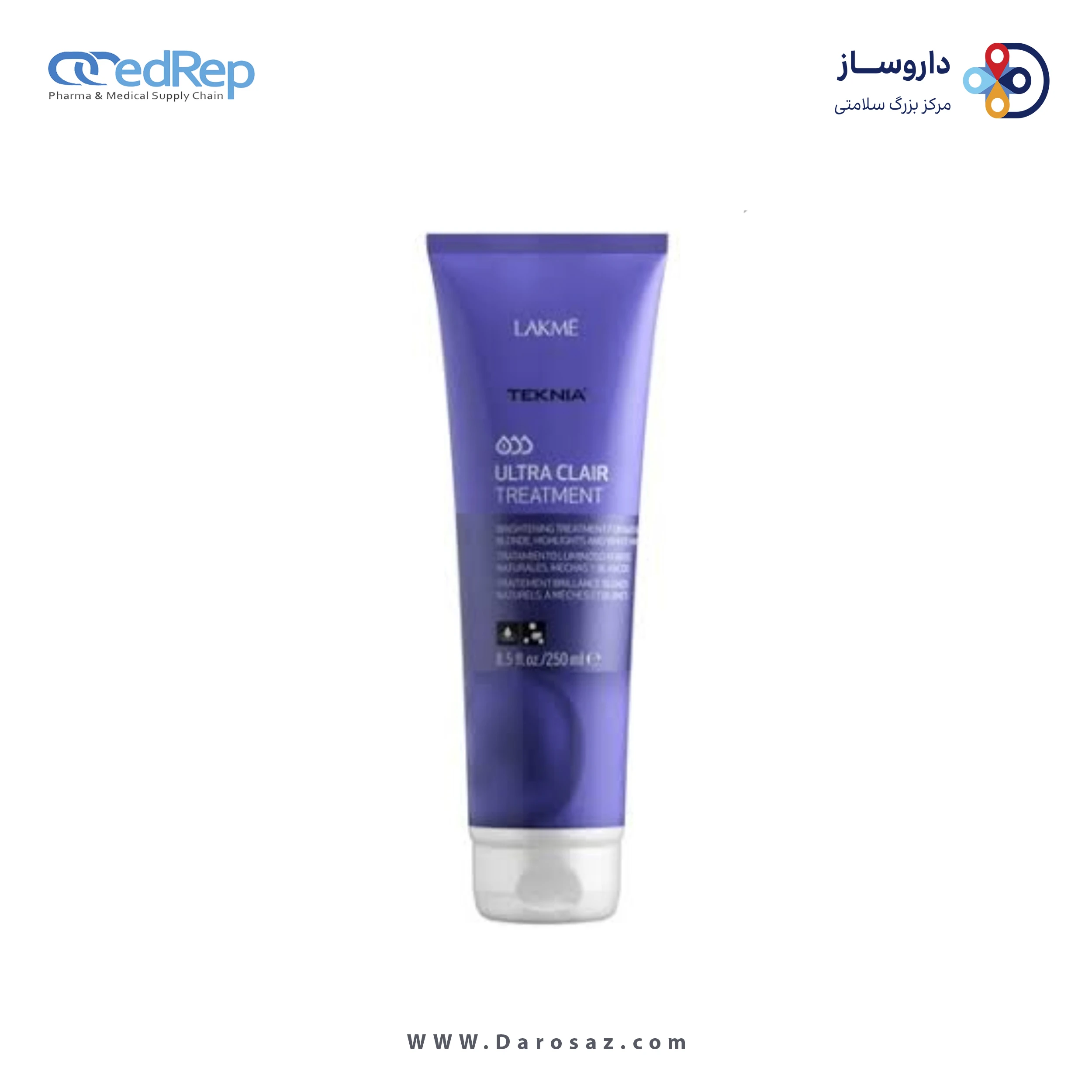 فراورده های حالت دهنده ،نرم کننده وتثبیت کننده آرایش مو (کرمها ، لوسیونها وروغنها) LAKME N.TEKNIA ULTRA BLONDE (CLAIR) TREATMENT ماسک مو RED 1000 ml