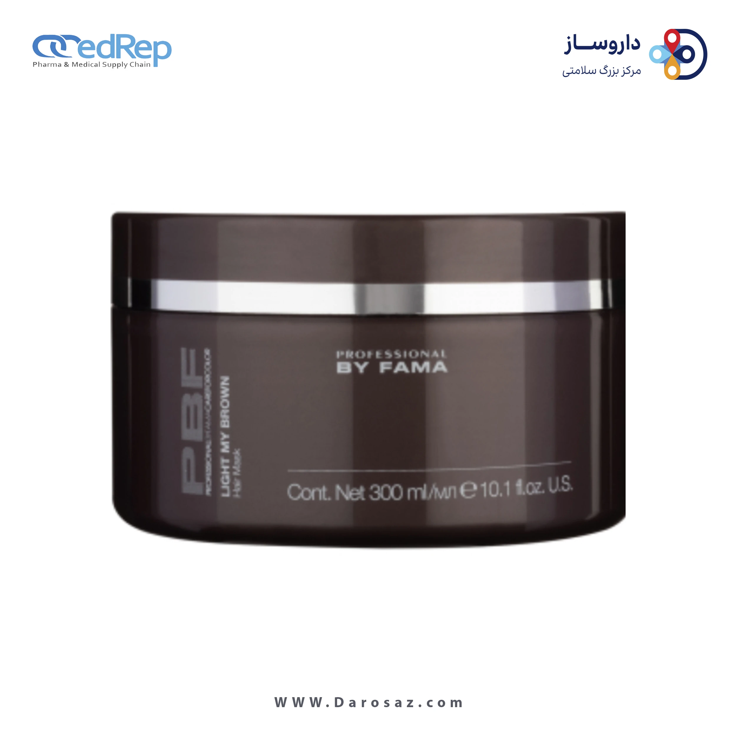 فراورده های حالت دهنده ،نرم کننده وتثبیت کننده آرایش مو (کرمها ، لوسیونها وروغنها) PROFESSIONAL BY FAMA PBF CAREFORCOLOR LIGHT MY BROWN HAIR MASK