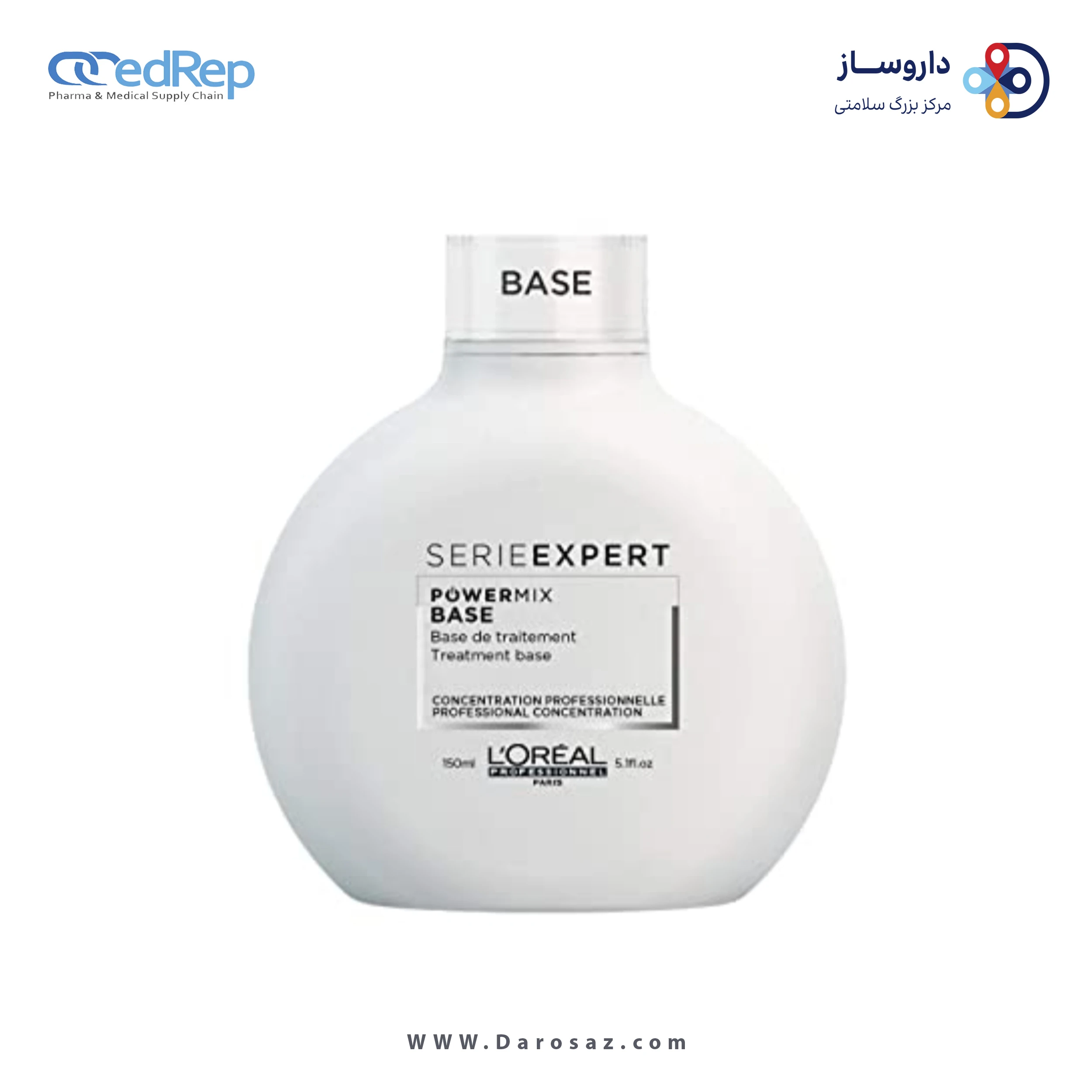 فراورده های حالت دهنده ،نرم کننده وتثبیت کننده آرایش مو (کرمها ، لوسیونها وروغنها) L'OREAL PROFESSIONNEL SERIE EXPERT POWER MIX BASE PROFESSIONAL CONCENTRATION