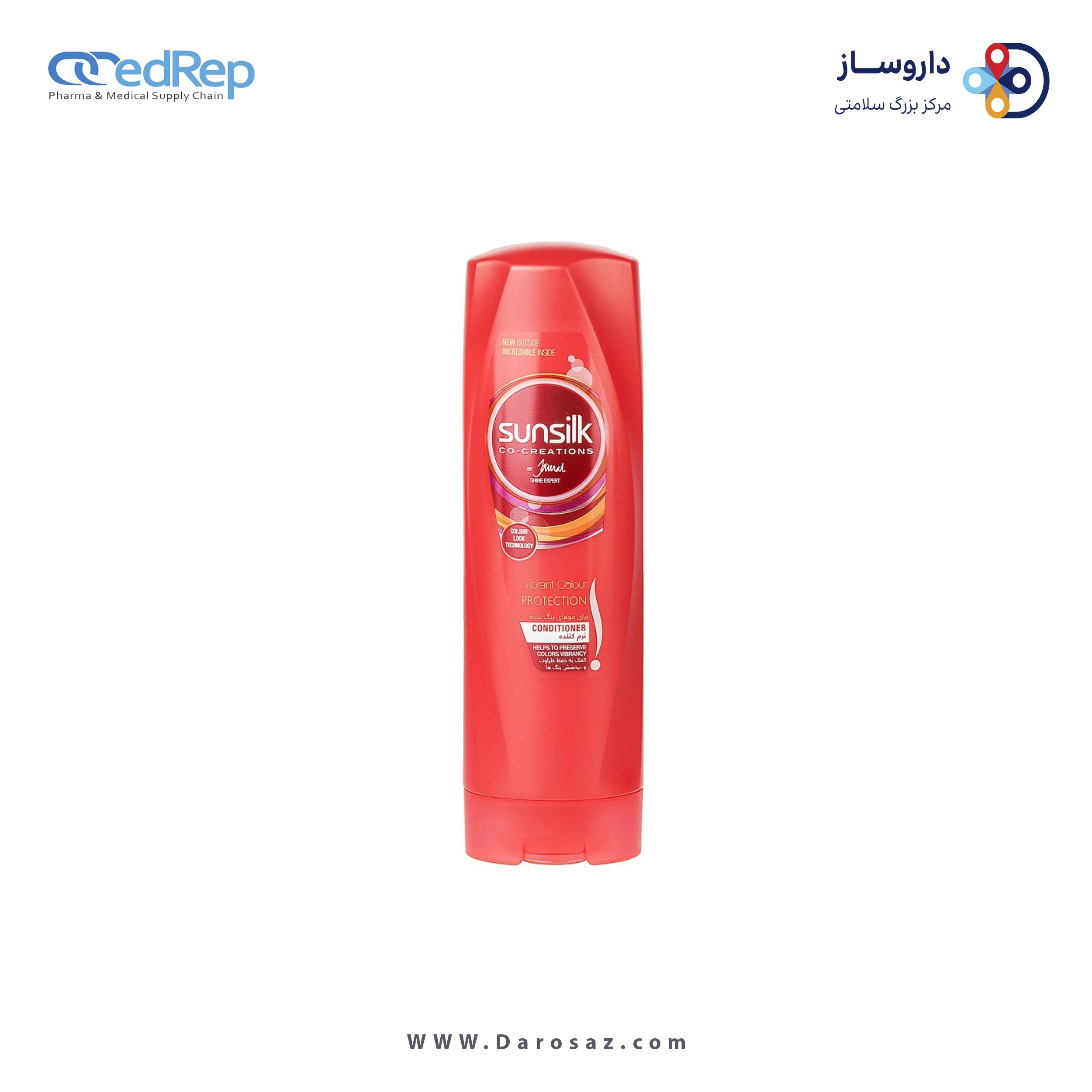 فراورده های حالت دهنده ،نرم کننده وتثبیت کننده آرایش مو (کرمها ، لوسیونها وروغنها) SUNSILK Vibrant Color Protection Conditioner 350ml