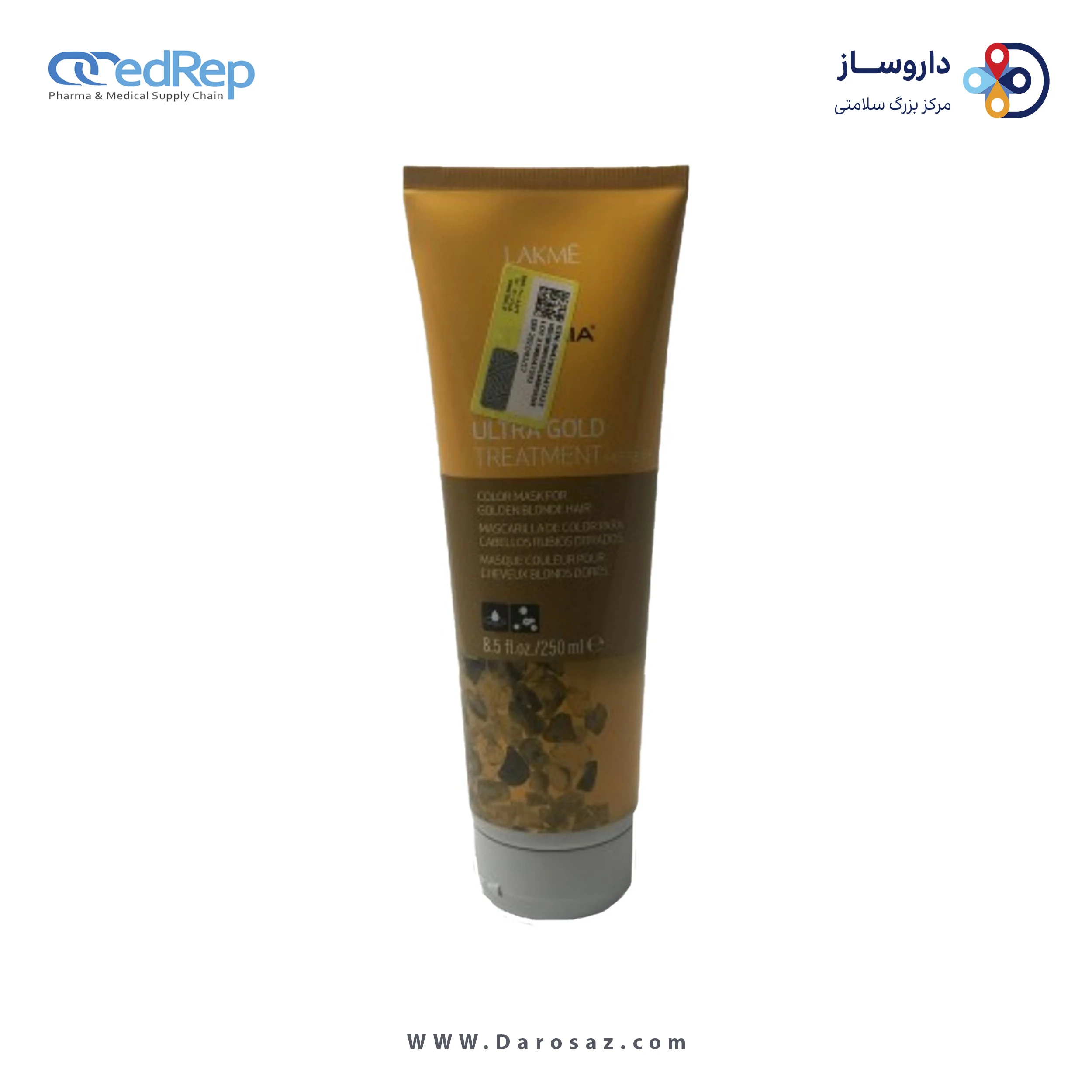فراورده های حالت دهنده ،نرم کننده وتثبیت کننده آرایش مو (کرمها ، لوسیونها وروغنها) LAKME N.TEKNIA ULTRA BLONDE (CLAIR) TREATMENT ماسک مو BLOND 250 ml
