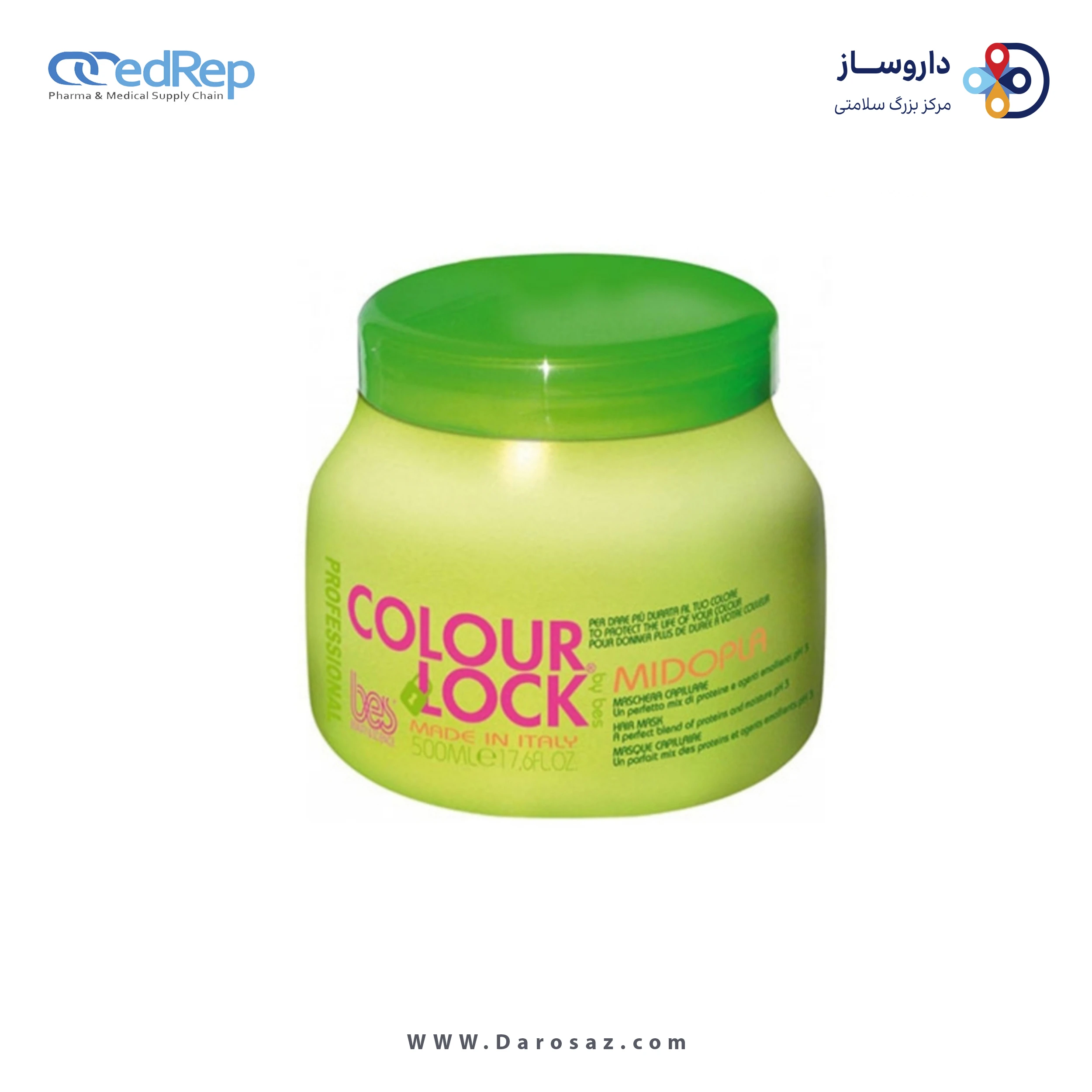فراورده های حالت دهنده ،نرم کننده وتثبیت کننده آرایش مو (کرمها ، لوسیونها وروغنها) BES Hair Mask Midopla 1000