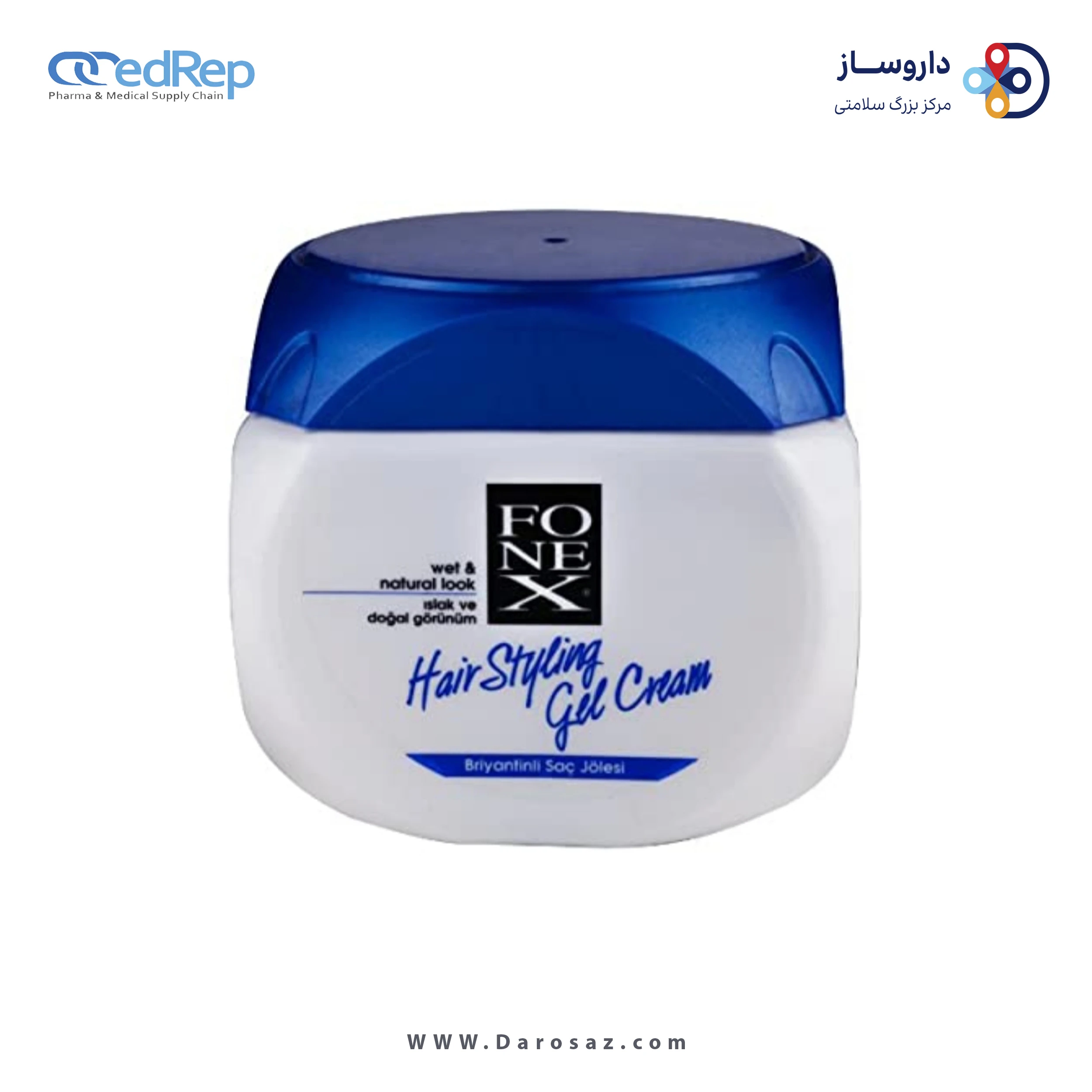 فراورده های حالت دهنده ،نرم کننده وتثبیت کننده آرایش مو (کرمها ، لوسیونها وروغنها) FONEX Hair Gel Styling Cream 504