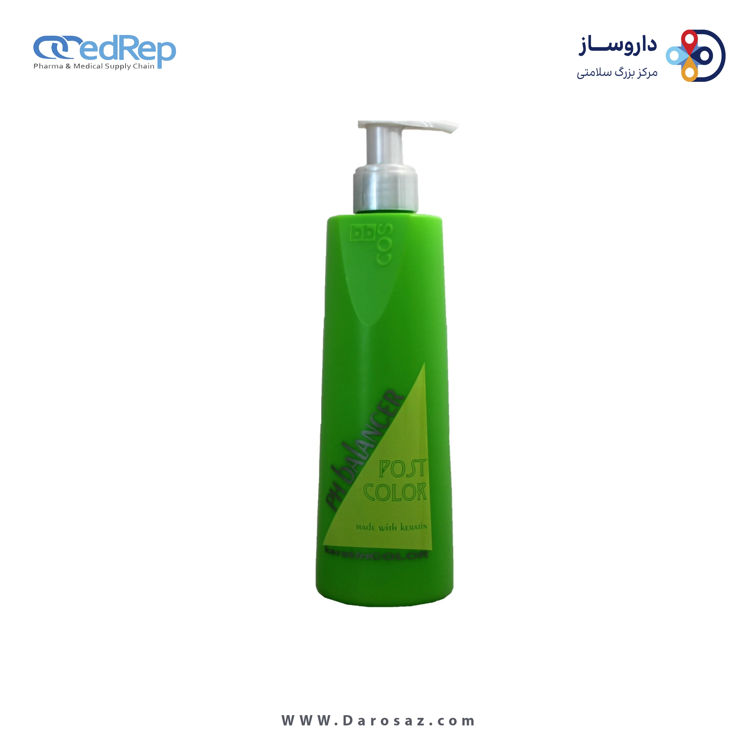 فراورده های حالت دهنده ،نرم کننده وتثبیت کننده آرایش مو (کرمها ، لوسیونها وروغنها) BBCOS KERATIN PH BALANCER 300ml