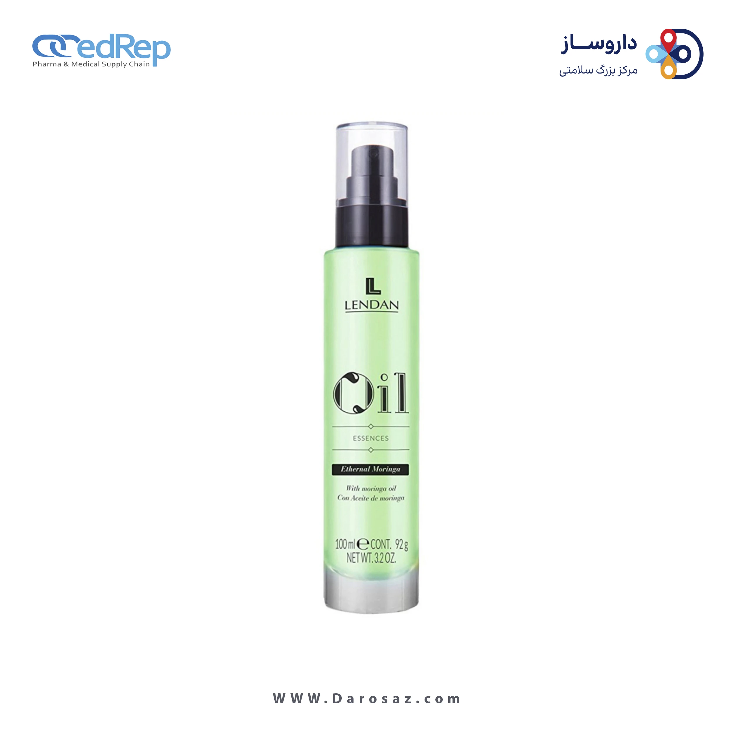 فراورده های حالت دهنده ،نرم کننده وتثبیت کننده آرایش مو (کرمها ، لوسیونها وروغنها) LENDAN OIL ESSENCES 100ML
