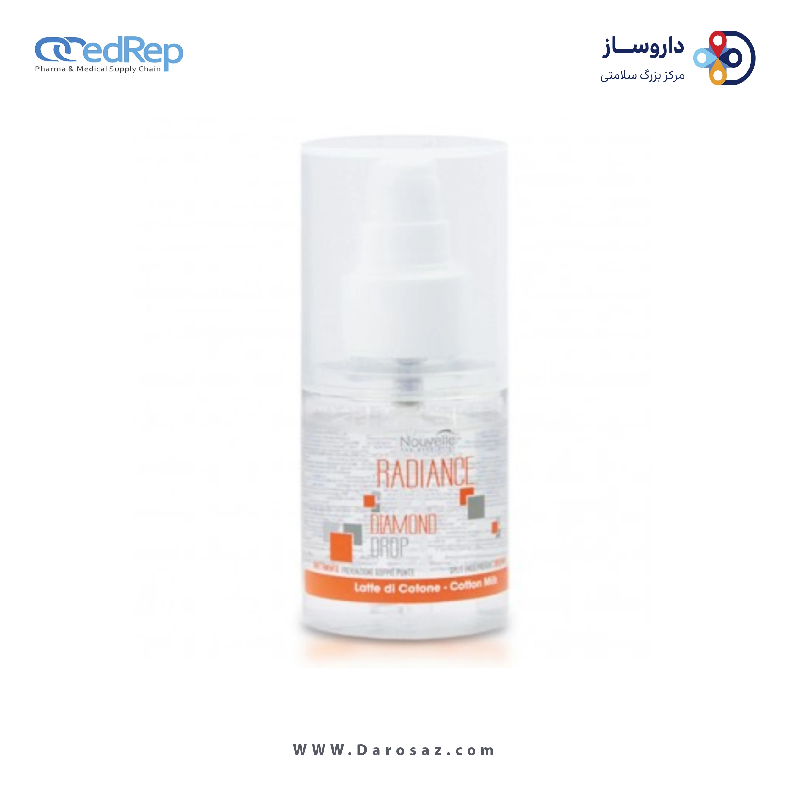 فراورده های حالت دهنده ،نرم کننده وتثبیت کننده آرایش مو (کرمها ، لوسیونها وروغنها) NOUVELLE Radiance Diamond Drops