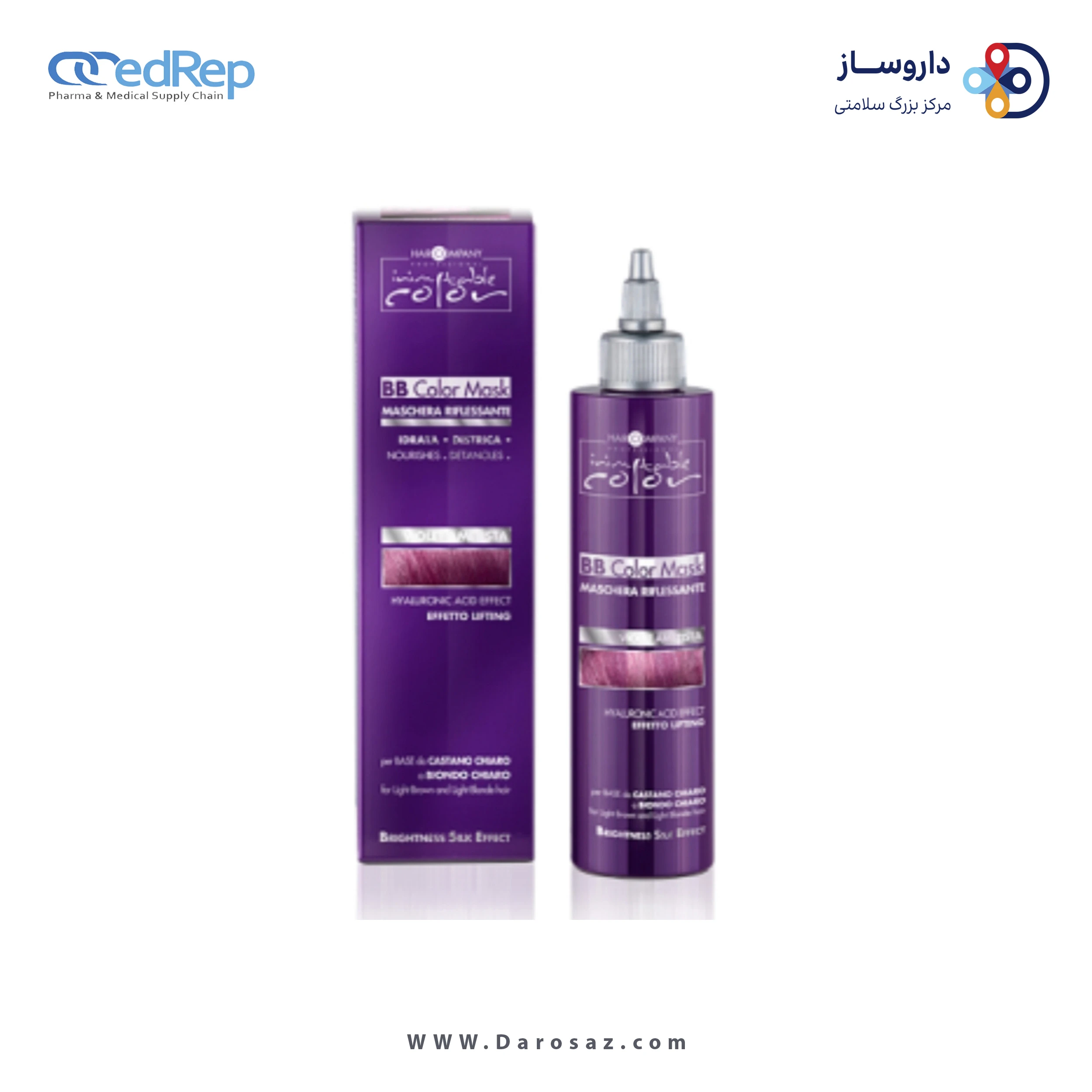 فراورده های حالت دهنده ،نرم کننده وتثبیت کننده آرایش مو (کرمها ، لوسیونها وروغنها) INIMITABLE COLOR COLOR MASK COLOR MASK ICE BLOND