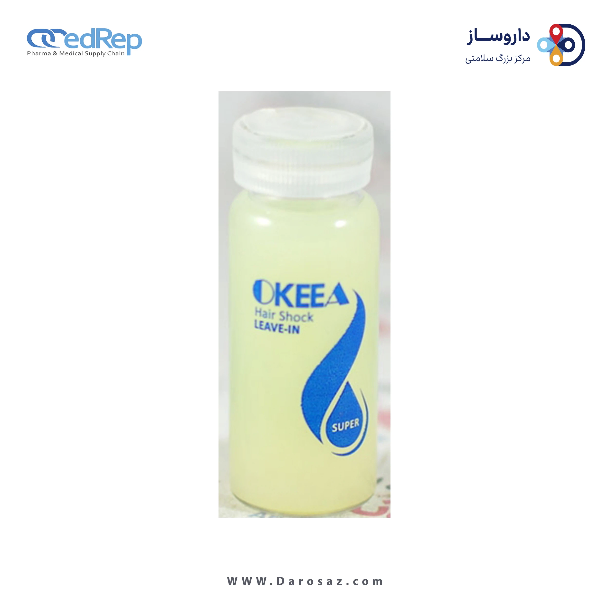 فراورده های حالت دهنده ،نرم کننده وتثبیت کننده آرایش مو (کرمها ، لوسیونها وروغنها) OKEEA HAIR SHOCK SUPER HAIR SHOCK SUPER 1×15 ML