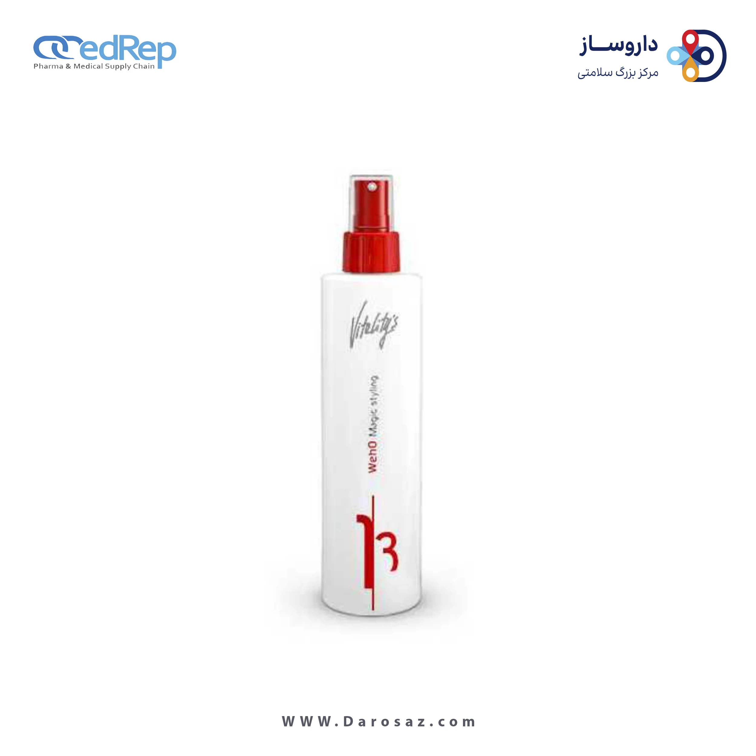 فراورده های حالت دهنده ،نرم کننده وتثبیت کننده آرایش مو (کرمها ، لوسیونها وروغنها) VITALITY'S we ho magic styling heat protecting milk