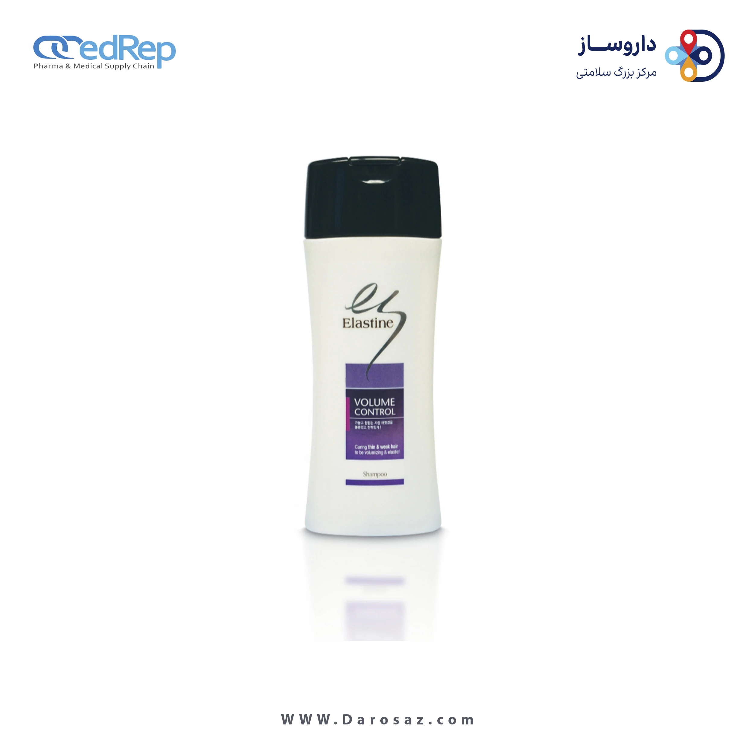 فراورده های حالت دهنده ،نرم کننده وتثبیت کننده آرایش مو (کرمها ، لوسیونها وروغنها) ELASTIN Volume Control Rinse Caring Thin & weak Hair/conditioner 400ml