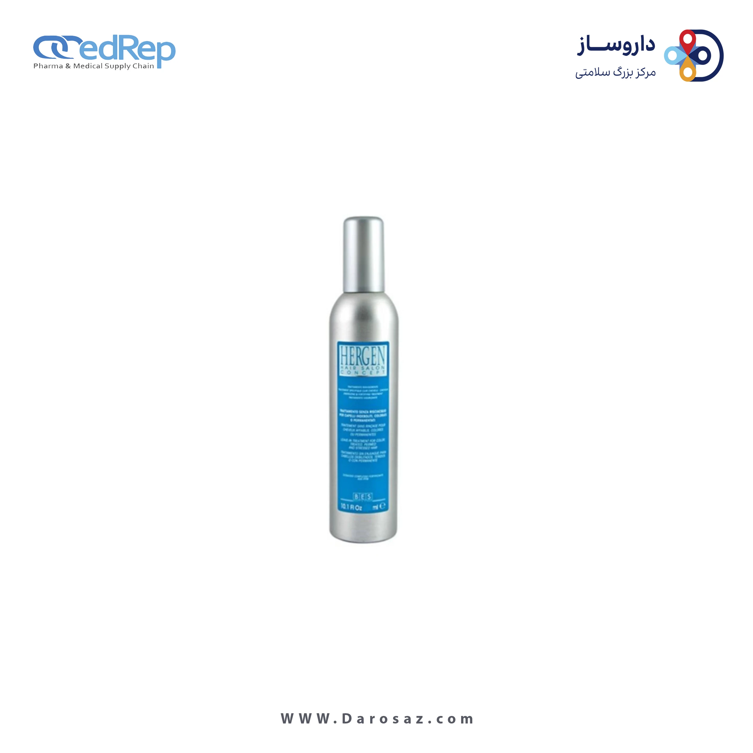 فراورده های حالت دهنده ،نرم کننده وتثبیت کننده آرایش مو (کرمها ، لوسیونها وروغنها) BES HERGEN LOTION TREATMENT FOR COLOR TREATED,PERMED AND STRESSED HAIR 10ML