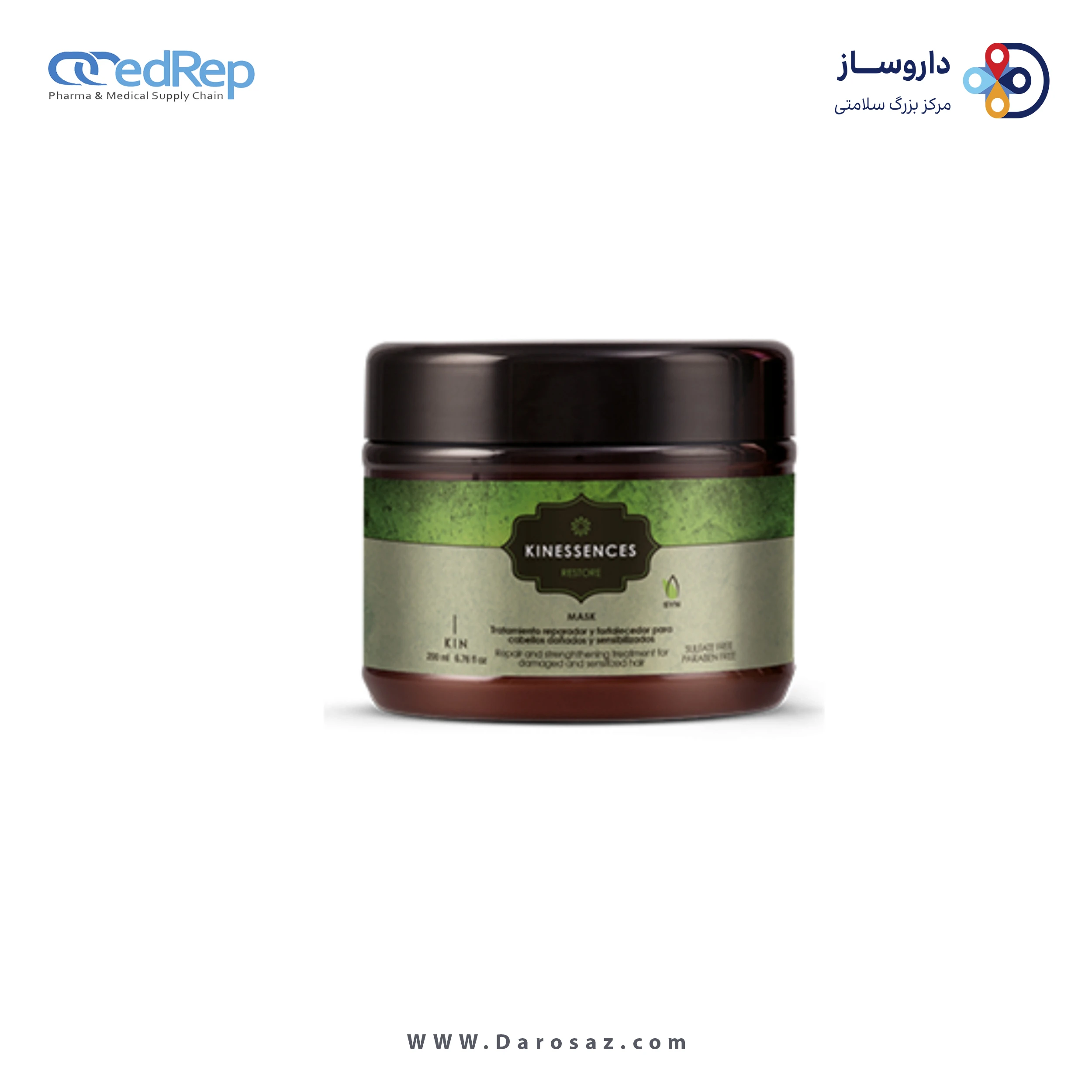 فراورده های حالت دهنده ،نرم کننده وتثبیت کننده آرایش مو (کرمها ، لوسیونها وروغنها) KIN KINESSENCES RESTORE MASK ‎ 9.02