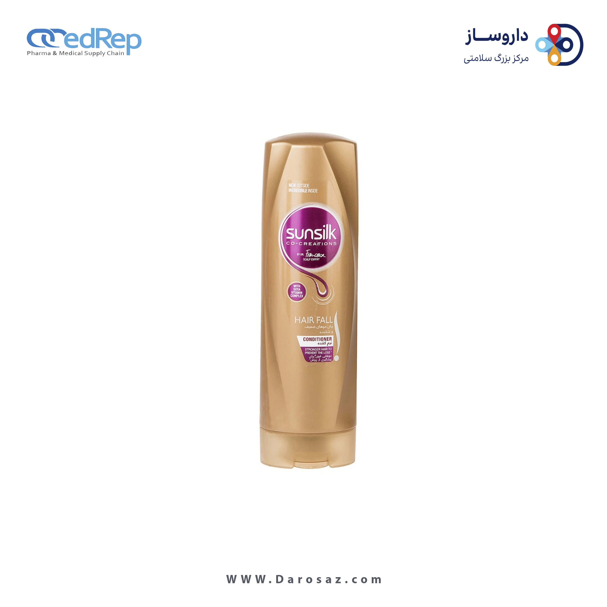 فراورده های حالت دهنده ،نرم کننده وتثبیت کننده آرایش مو (کرمها ، لوسیونها وروغنها) SUNSILK Hairfall Solution Conditioner