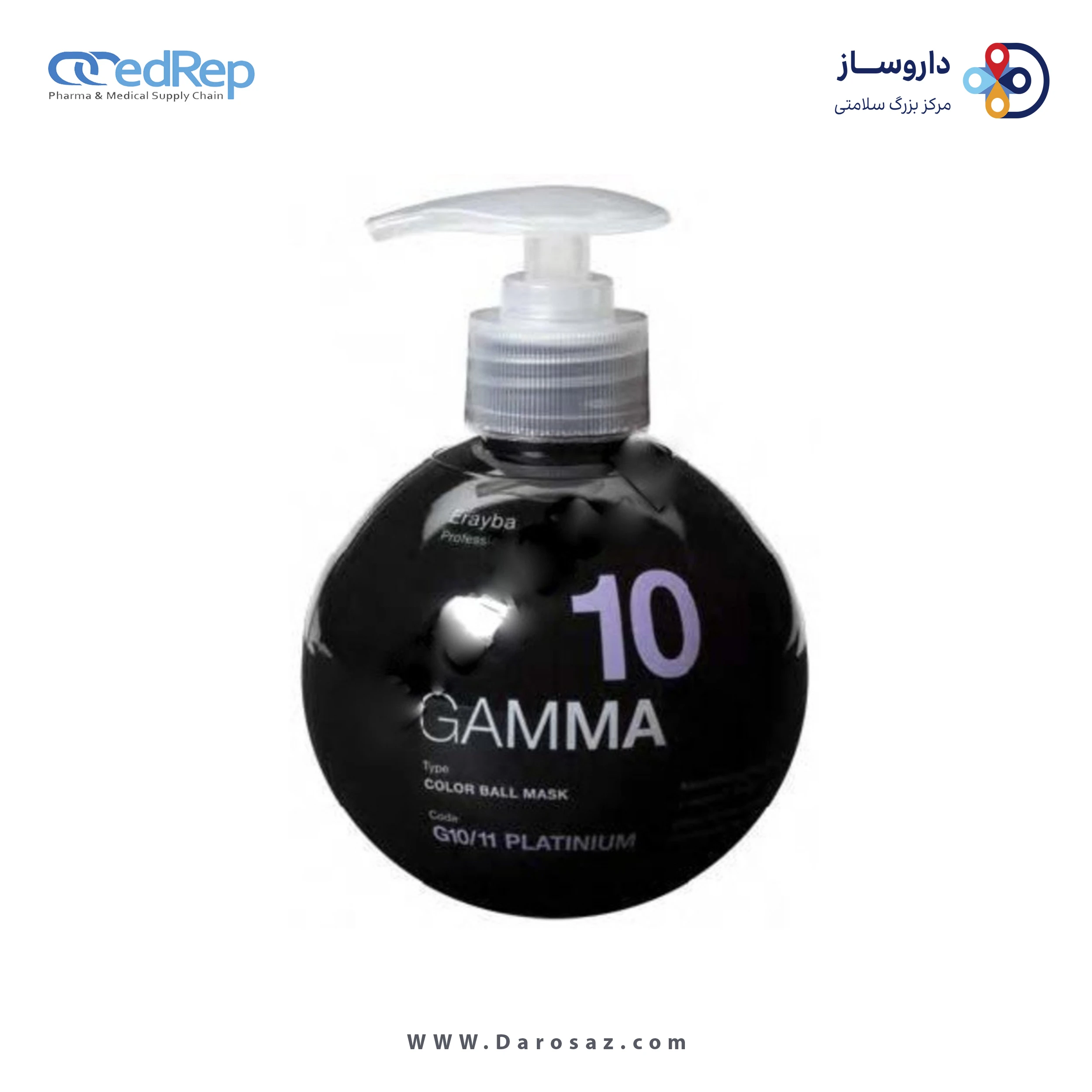 فراورده های حالت دهنده ،نرم کننده وتثبیت کننده آرایش مو (کرمها ، لوسیونها وروغنها) ERAYBA COLOR BALL MASK G10/11 PLATINIUM